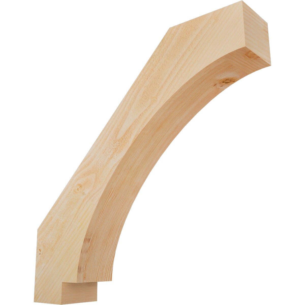 Ekena Millwork BRC06X30X30IMP00RDF 6-in x 30-in x 30-in Douglas Fir Wood Imperial Rough Sawn Knee Brace