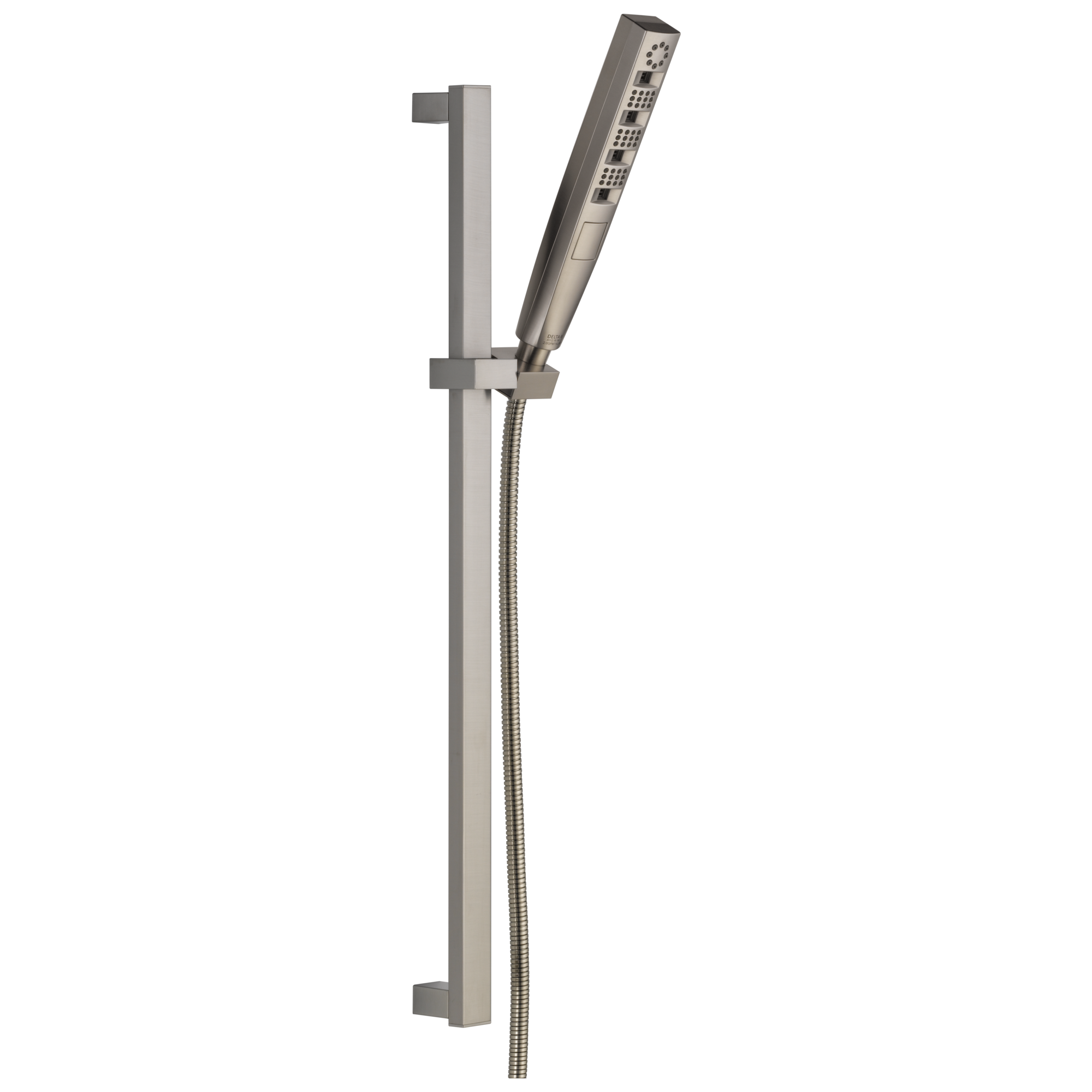 Delta 51140-SS-PR Tetra 4.0 -Spray Lumicoat Stainless 10.16-in Rectangle Handheld High Pressure Shower Head 1.75 GPM