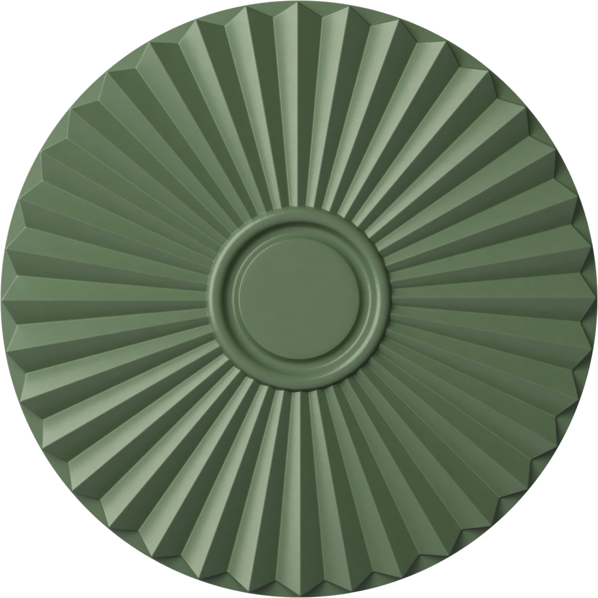 Ekena Millwork CM20SHAGF Shakuras 19.75-in W x 19.75-in L Athenian Green Polyurethane Ceiling Medallion