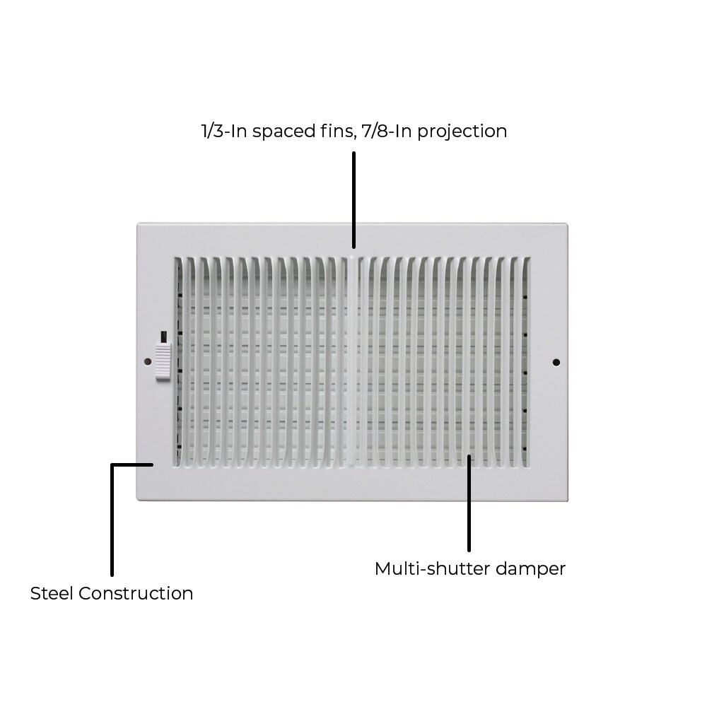 RELIABILT 9641406WH Baseboard-Registers - View #2
