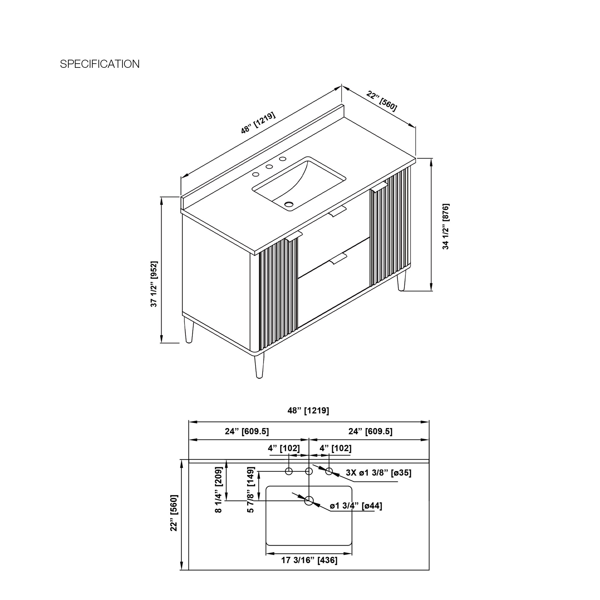 OVE Decors 15VVA-BERK48-181 Bath-Vanity-Combo - View #17