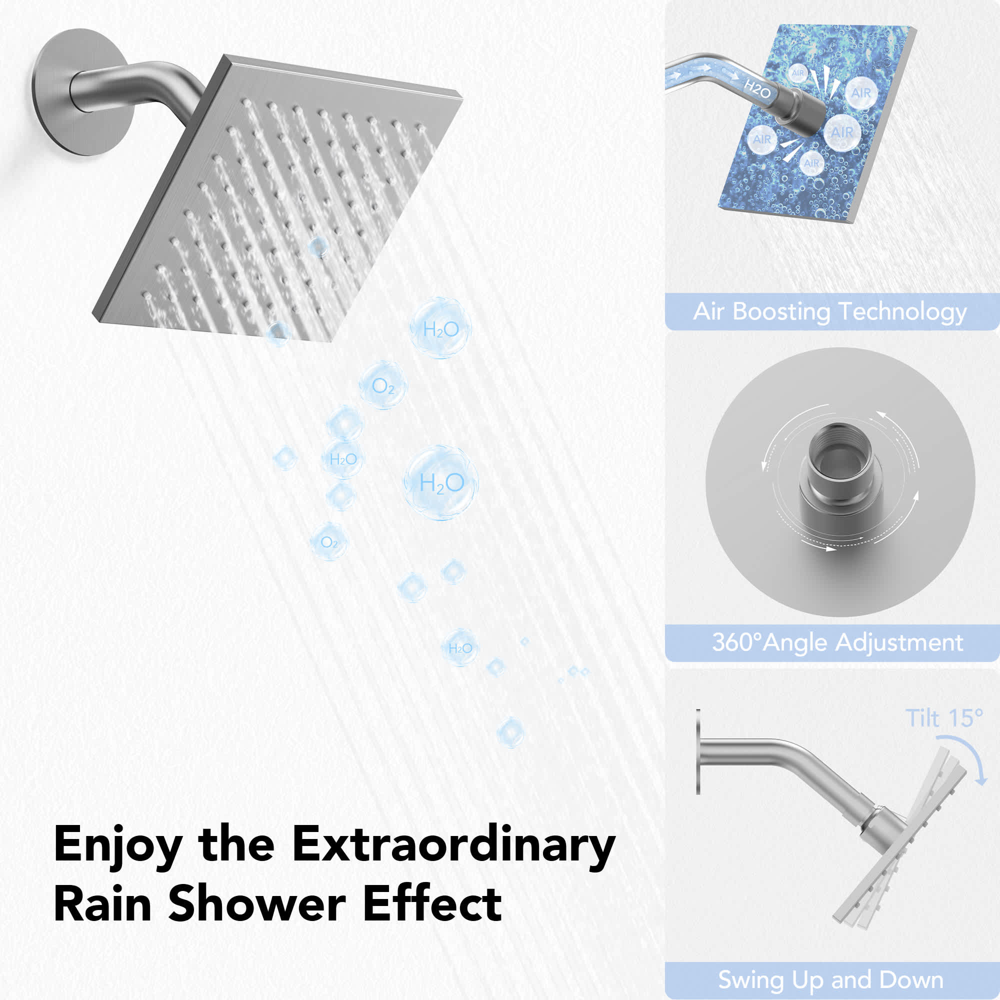 EVERSTEIN SFS-1071-NK12 Showerhead-Bar-Panels - View #10