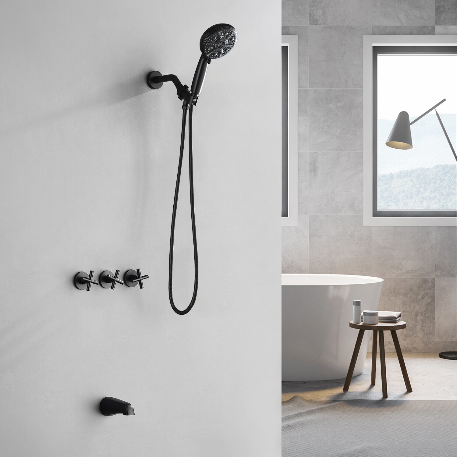 WELLFOR WN0719 Tub-Shower-Faucets - View #3