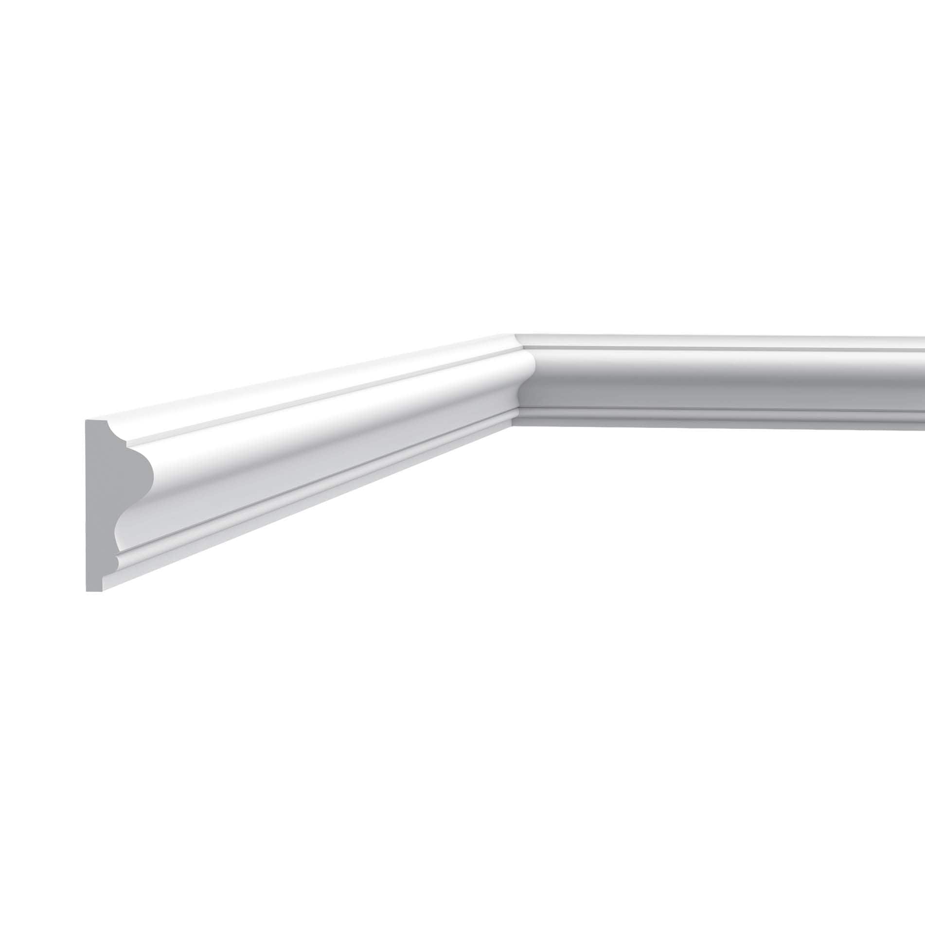 Orac Decor P8030 Panel Moulding 1.625-in x 6.5-ft White Primed Polyurethane Wall Panel Moulding