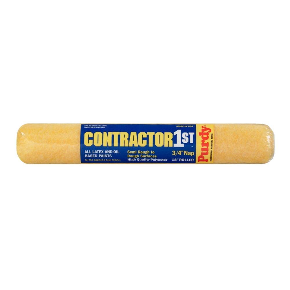 Purdy 140688184 Contractor 1st 18-in x 3/4-in Nap Woven Polyester Paint Roller Cover