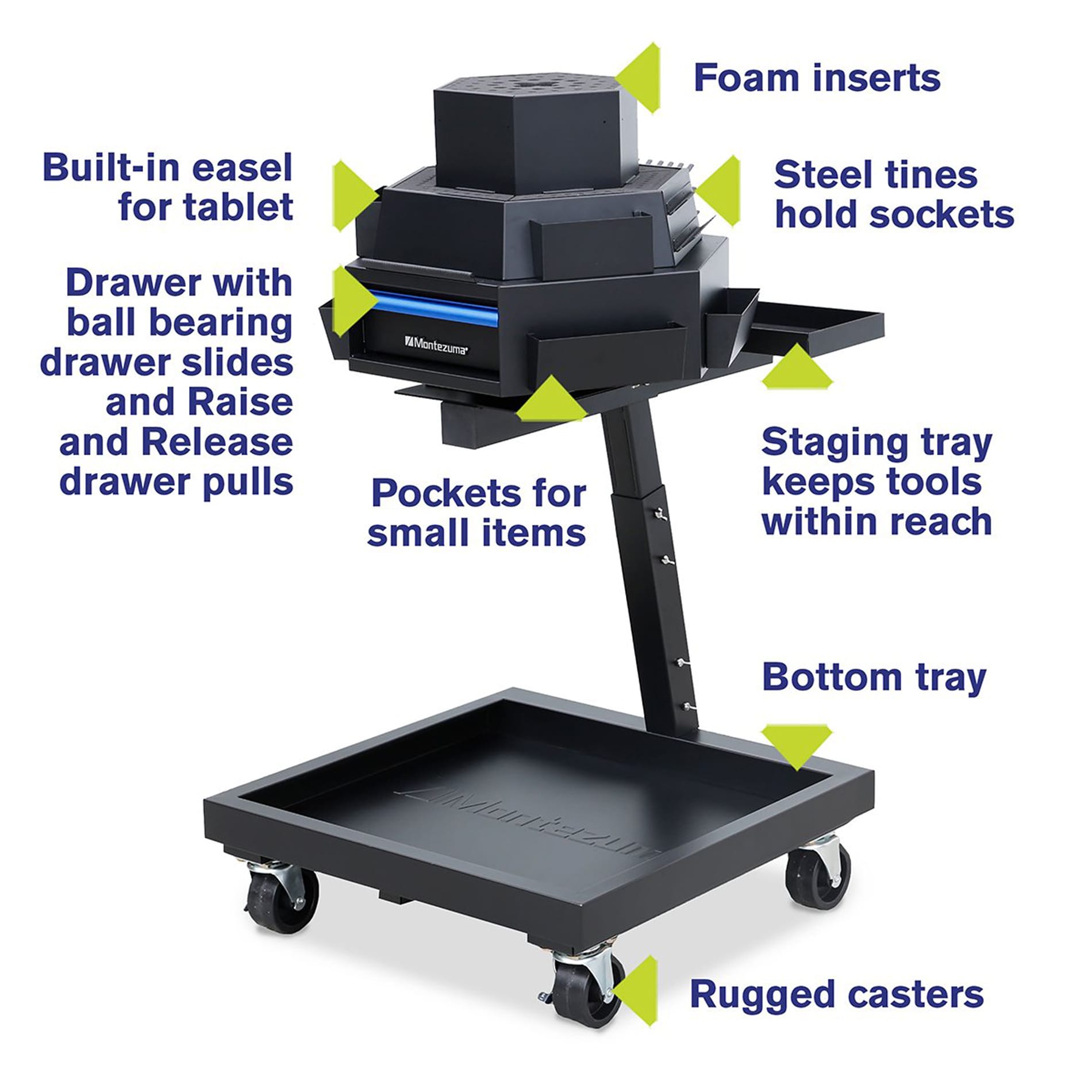 Montezuma MRTC2623B Utility-Carts - View #2