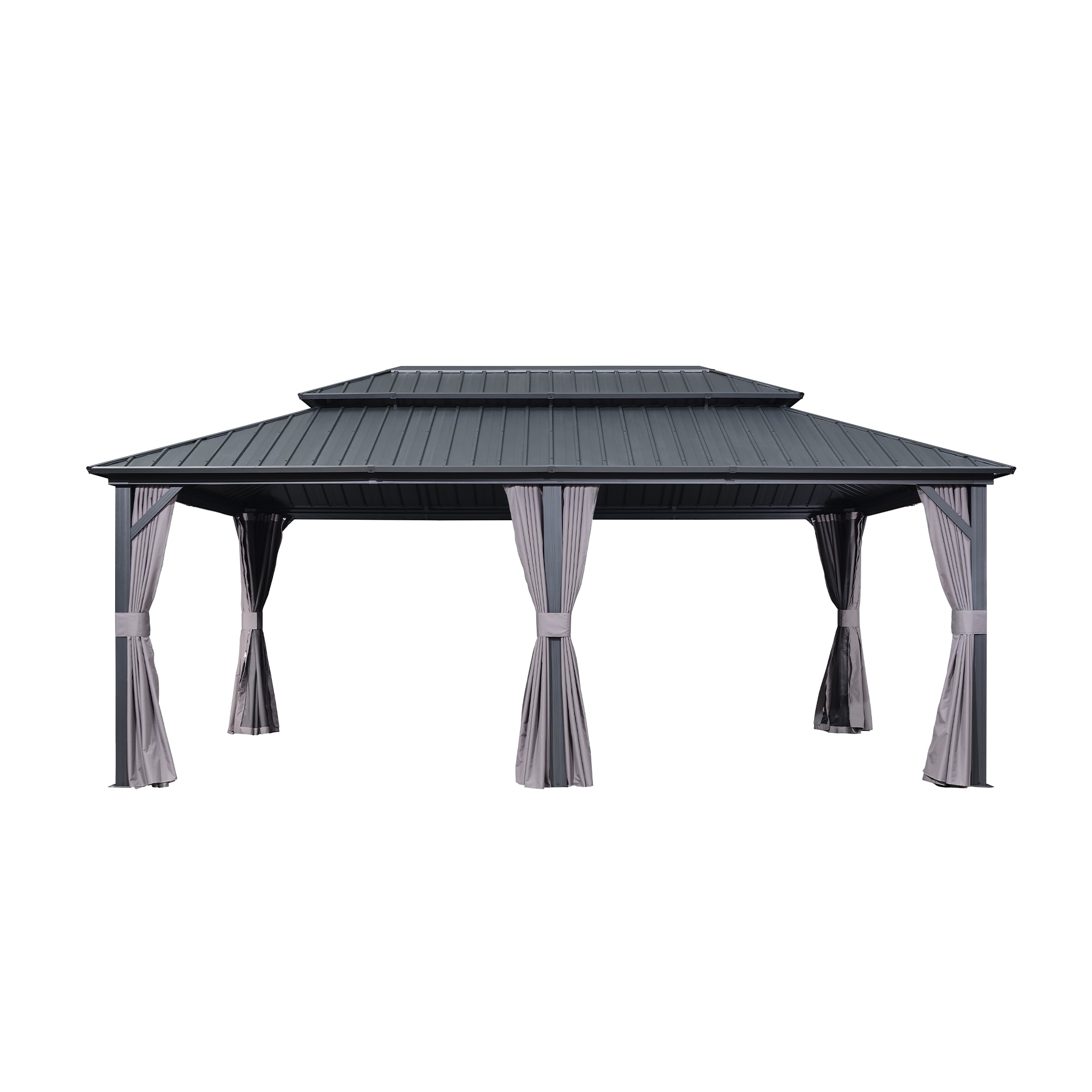 PURPLE LEAF LS04JJG1220 Wood-Resin-Gazebos - View #2