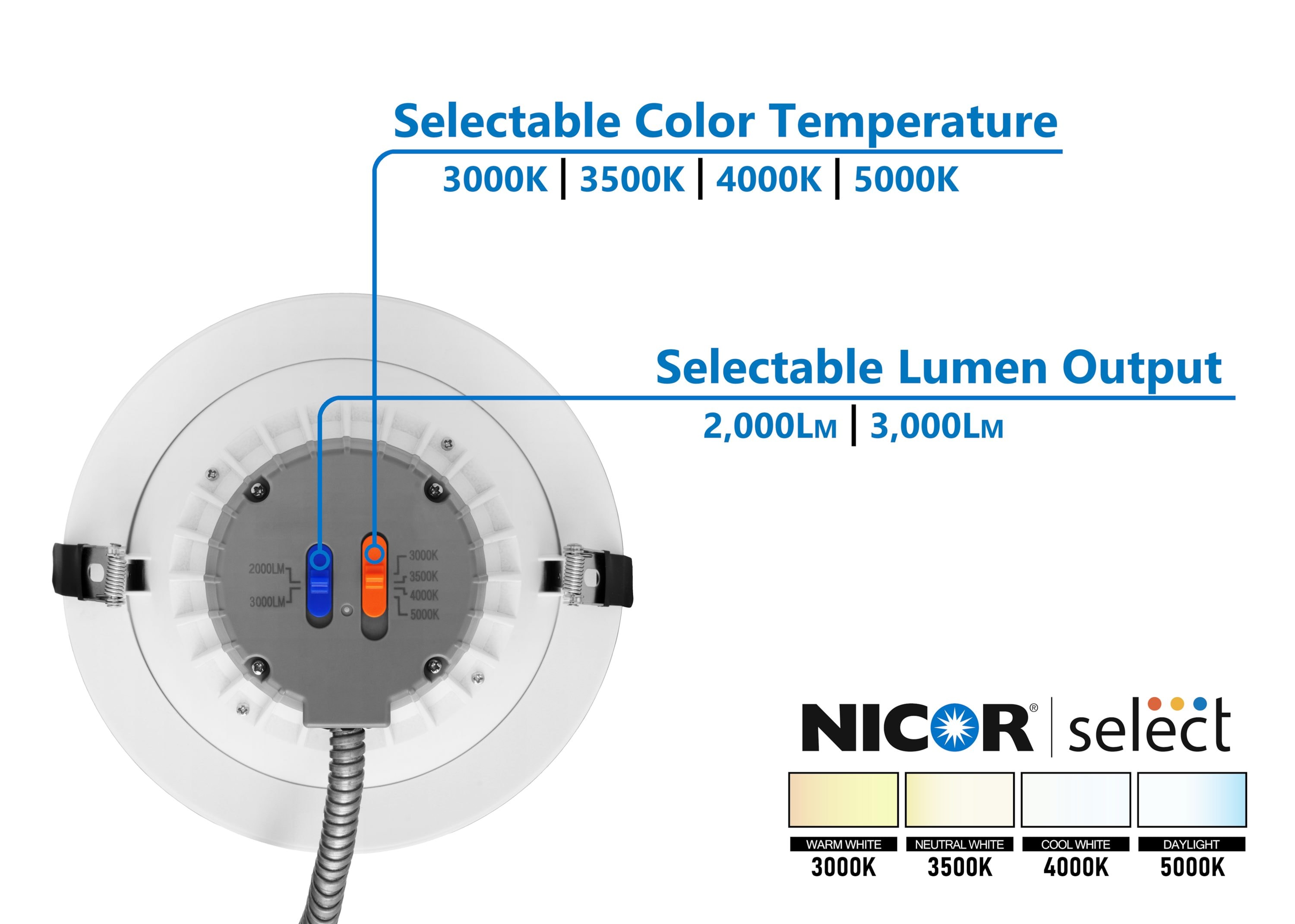 Nicor Lighting CLR82HWRVS9WH Recessed-Kits - View #3