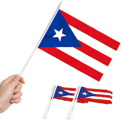 No Logo Garden Flag Puerto Rico Puerto Rican Garden Flag,Garden Decoration Flag,Indoor and Outdoor Flags,Celebration Parade Flags,Anniversary Celebration National Day,Double-Sided. 
