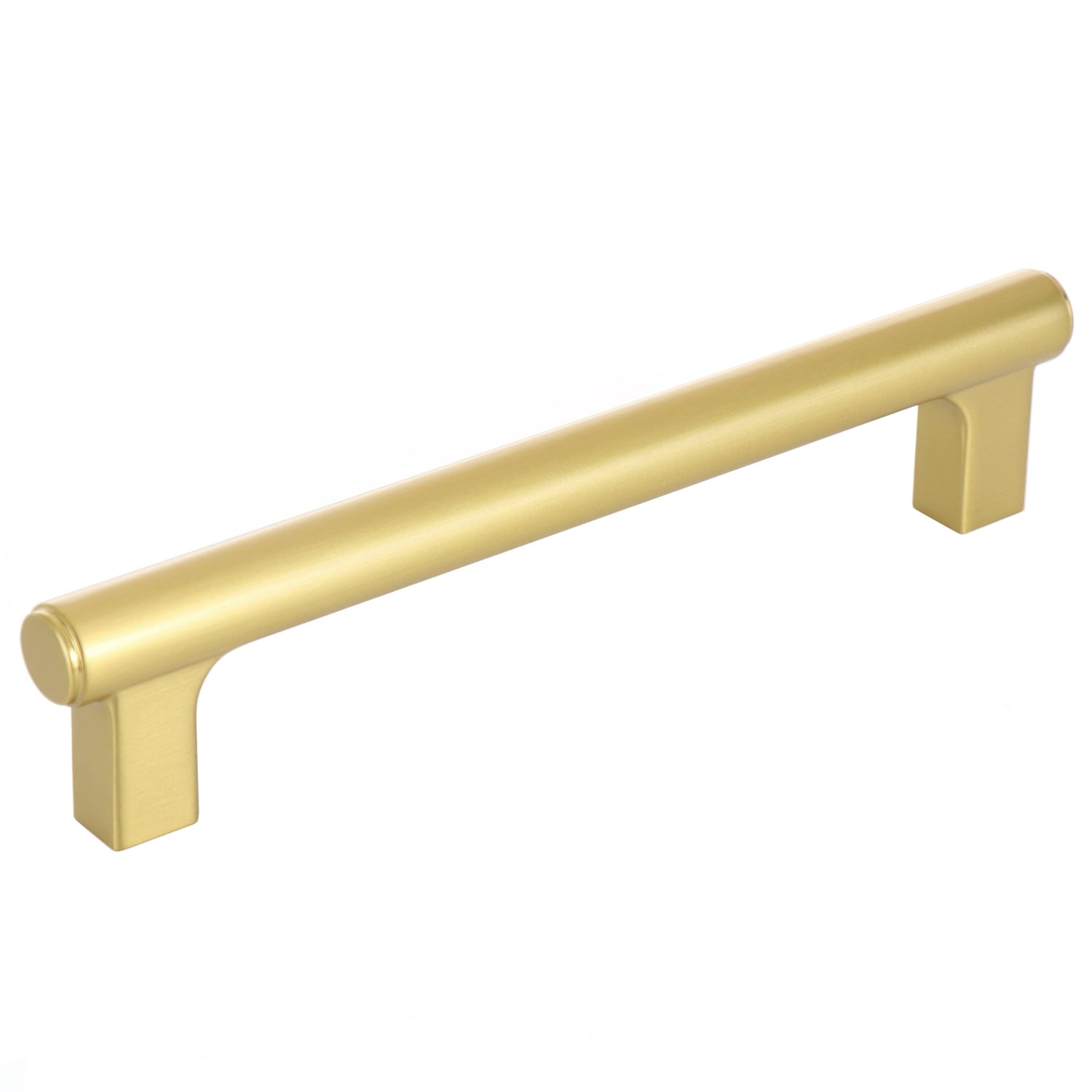 Origin 21 LOKI 5-1/16-in , 128mm Center to Center Brushed Gold Cylindrical Bar Drawer Pull 6 -Pack