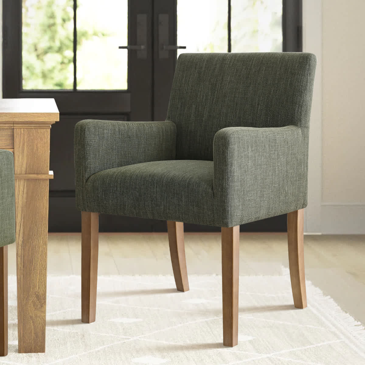 Maison Boucle NORTH-AC-GREEN-6 Dining-Chairs - View #5