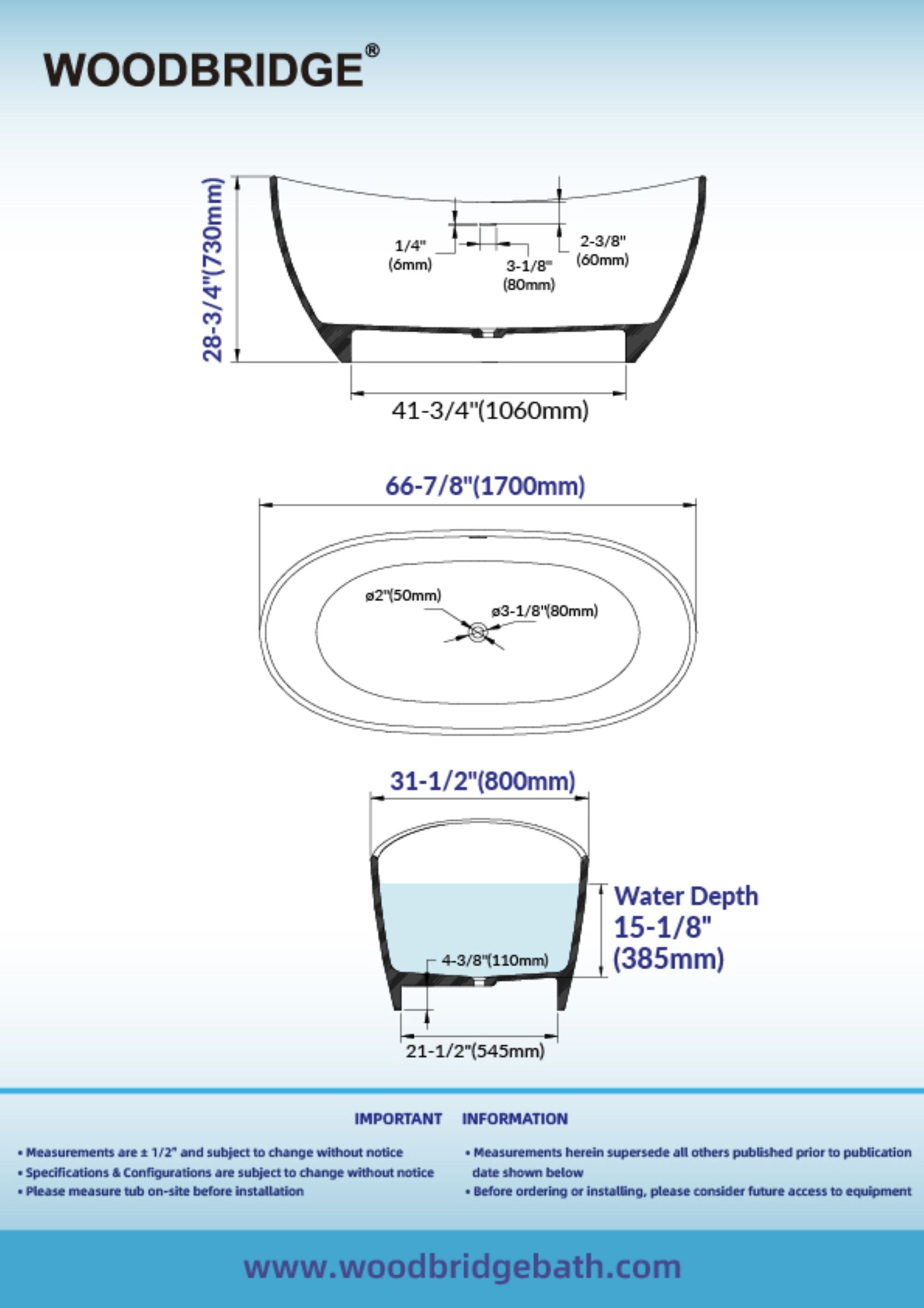 Woodbridge LB193 bathtubs - View #6
