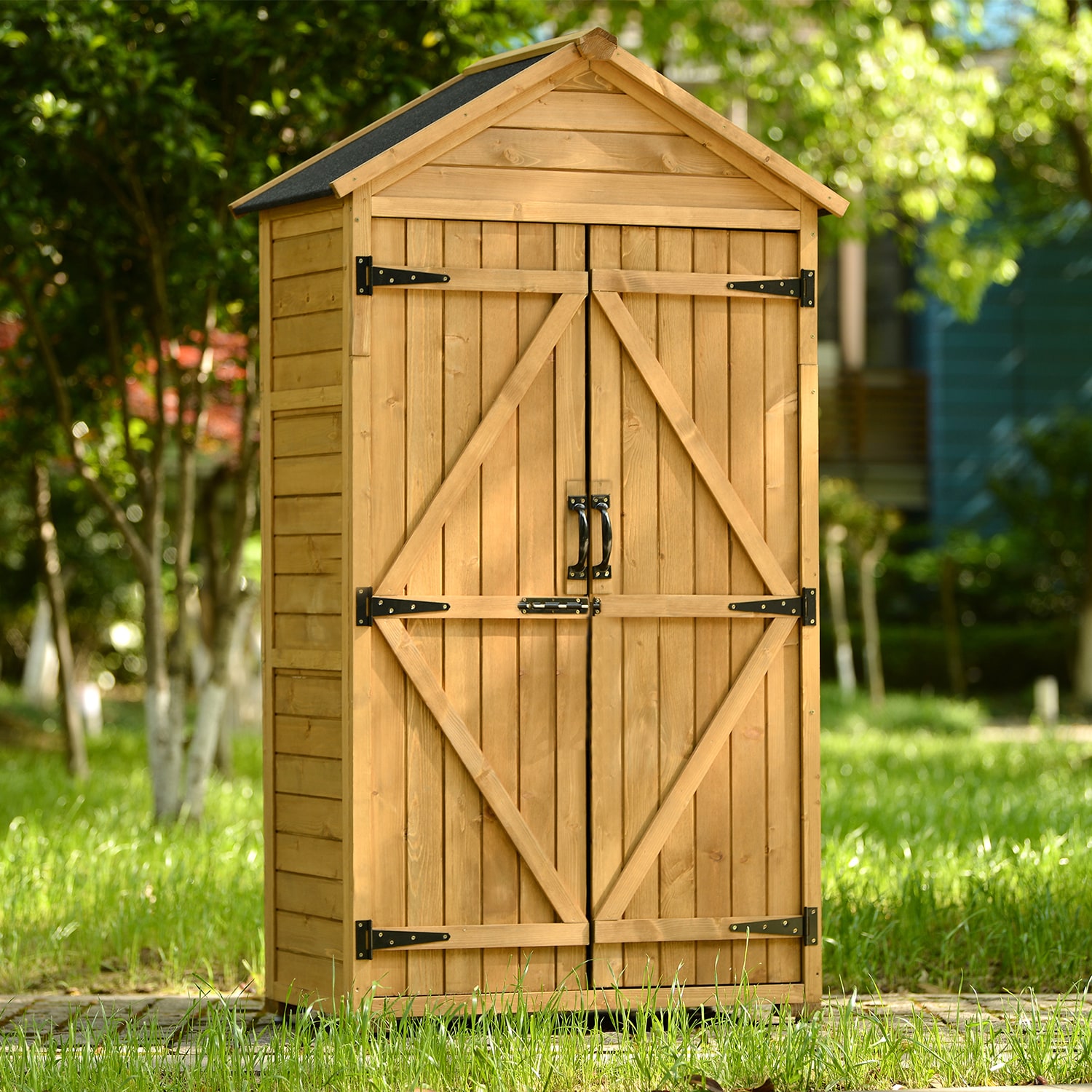 SINOFURN SYA010124WD Wood-Storage-Buildings - View #8