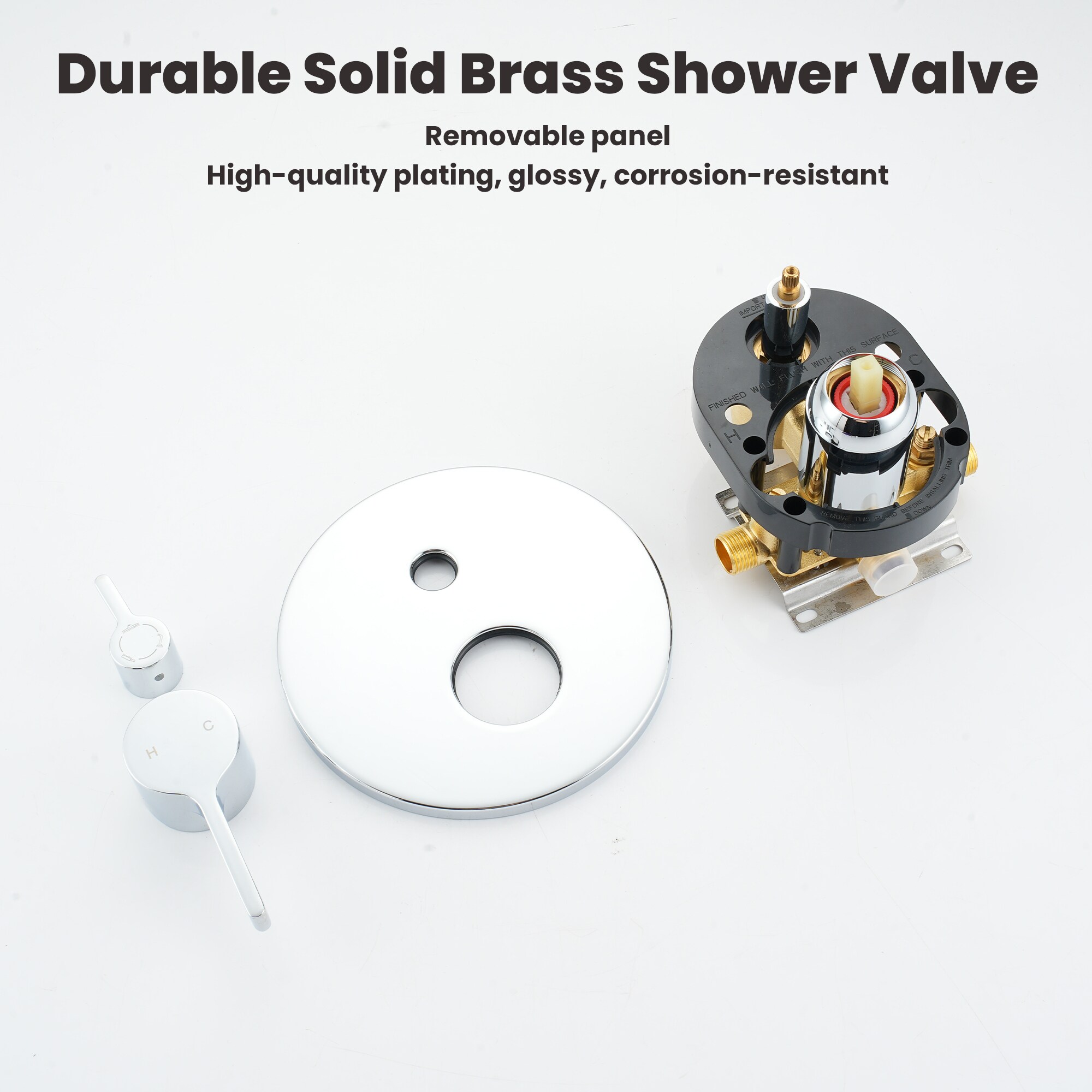 CASAINC M6646-A-10-BG Showerhead-Bar-Panels - View #12