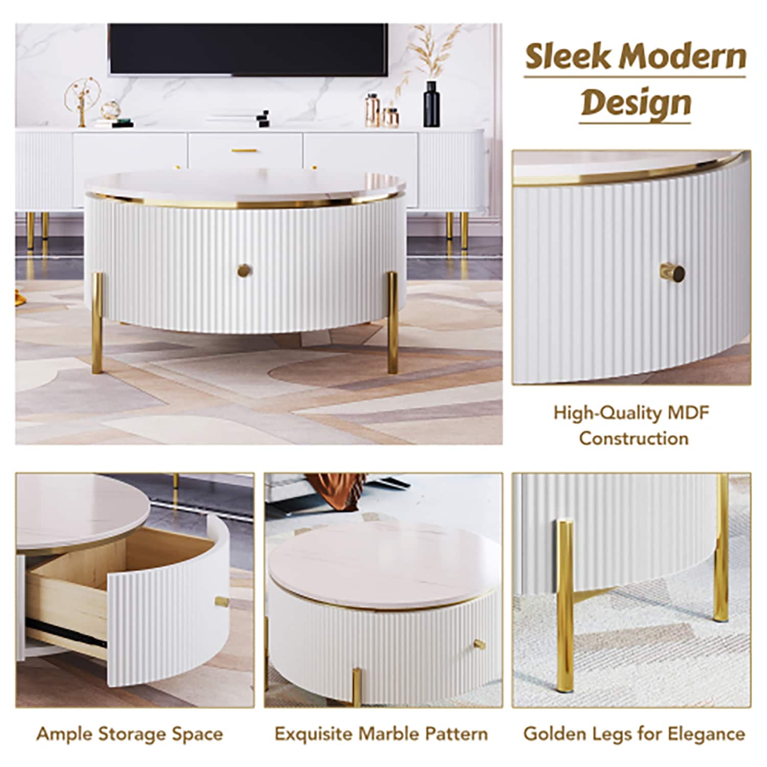 GZMR GZ-CH1280K Coffee-Tables - View #4