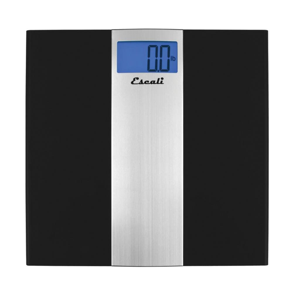 Escali Extra Large Display Digital Bathroom Scale for Body Weight with  Easy-to-Read Display and Non-Slip Platform, Extra-High Capacity of 440 lb
