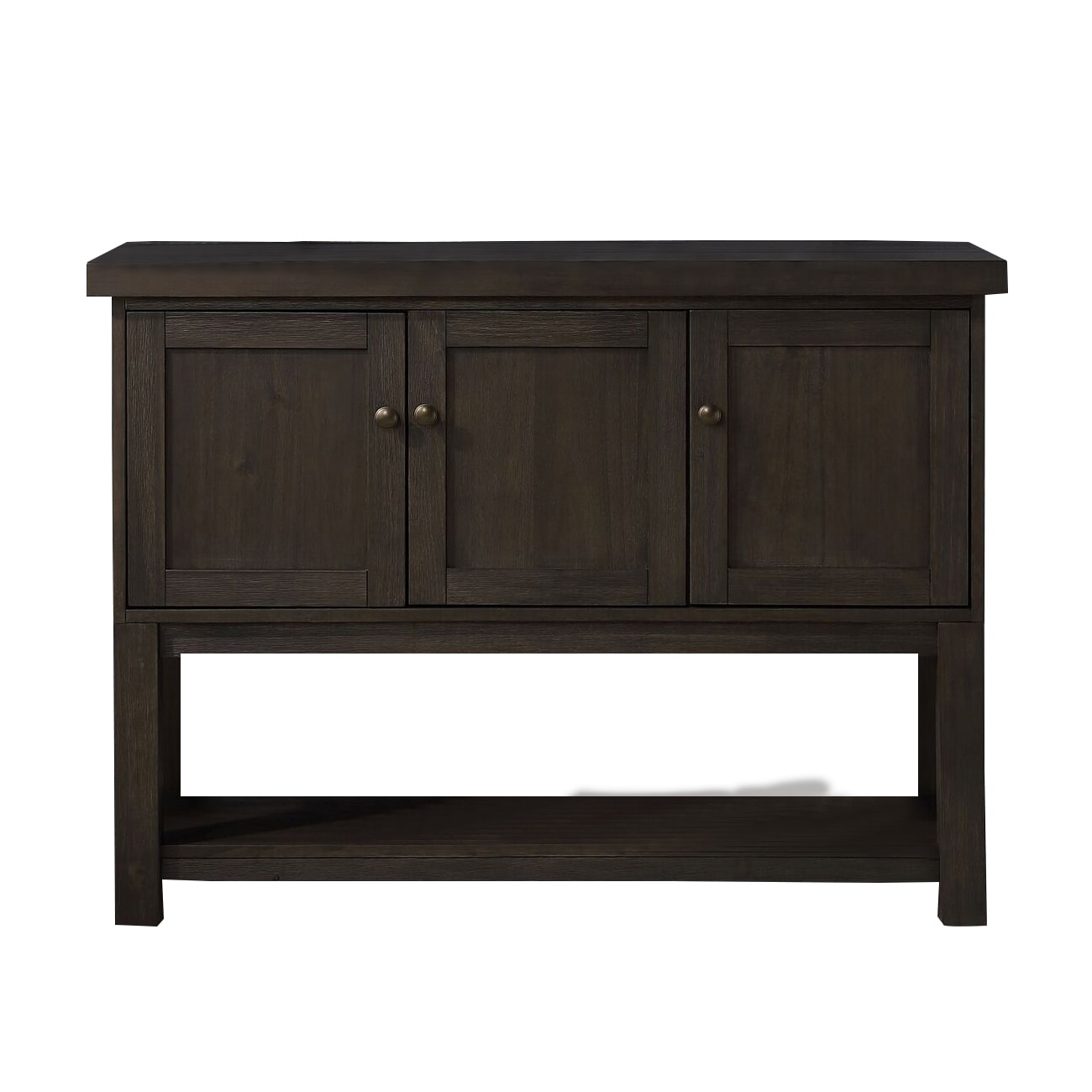 Benzara BM215021 Contemporary/Modern Brown China cabinet with Wine Storage
