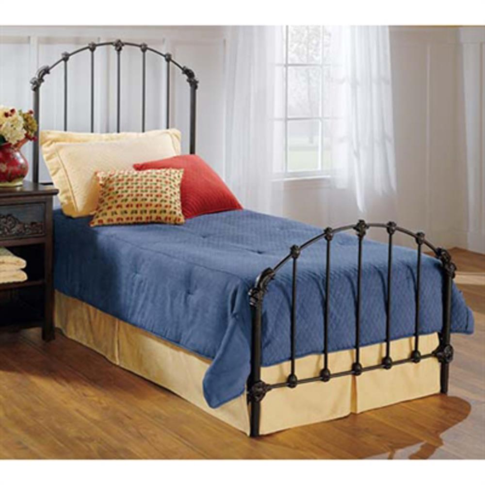 Bonita Copper Mist Twin Metal Trundle Bed in the Beds department at ...