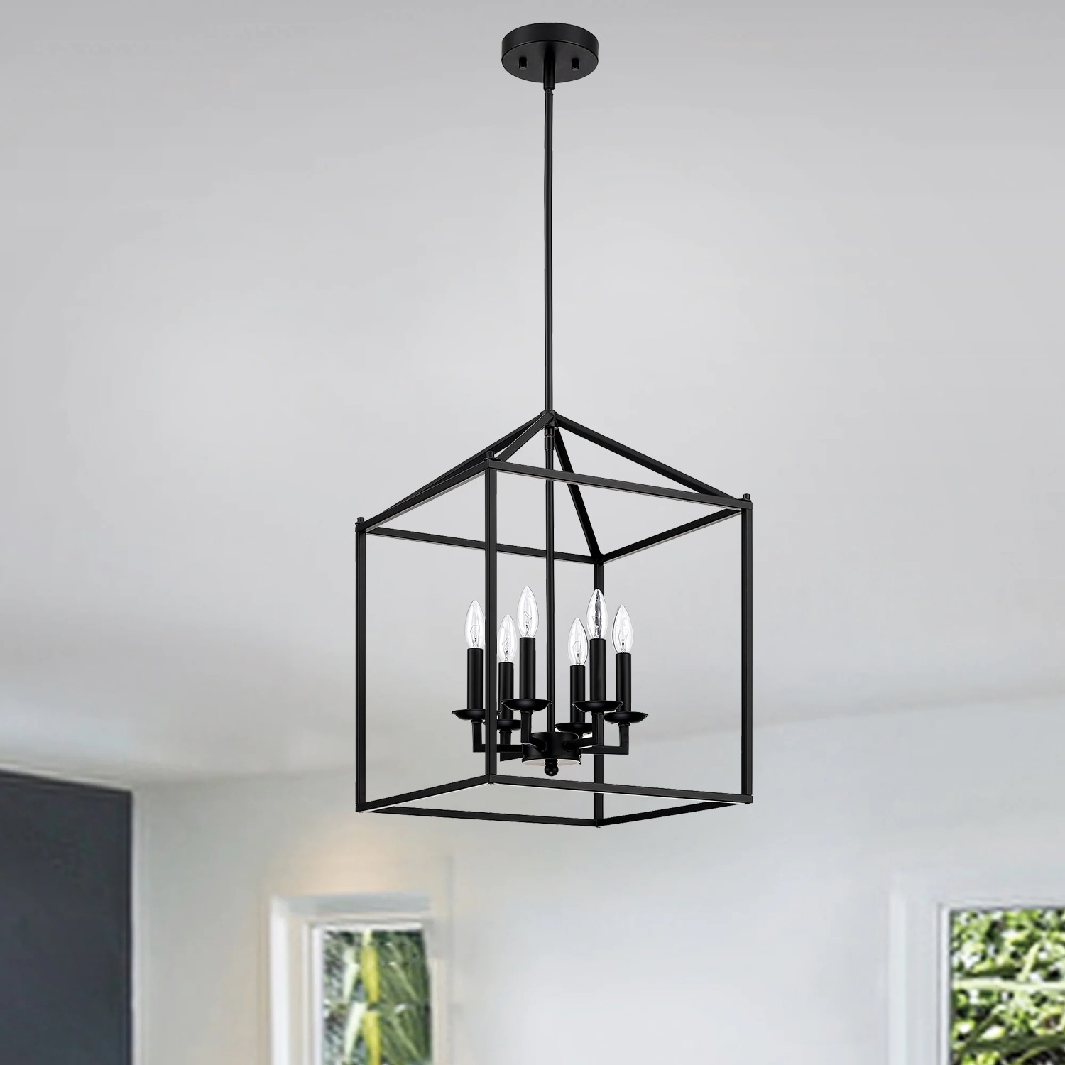 WELLFOR TTC50486BK Pendant-Lights - View #2