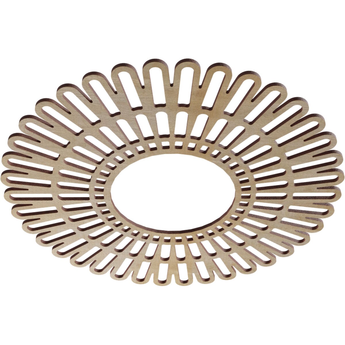 Ekena Millwork CMWP20X0250CRHI Ceiling-Medallions - View #2