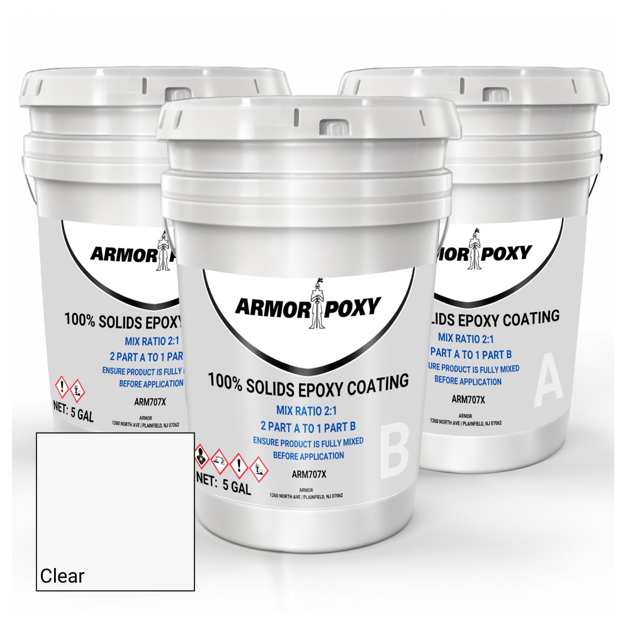 Armorpoxy 231749 2-part Clear Epoxy Concrete and Garage Floor Paint ( 15-gallon )