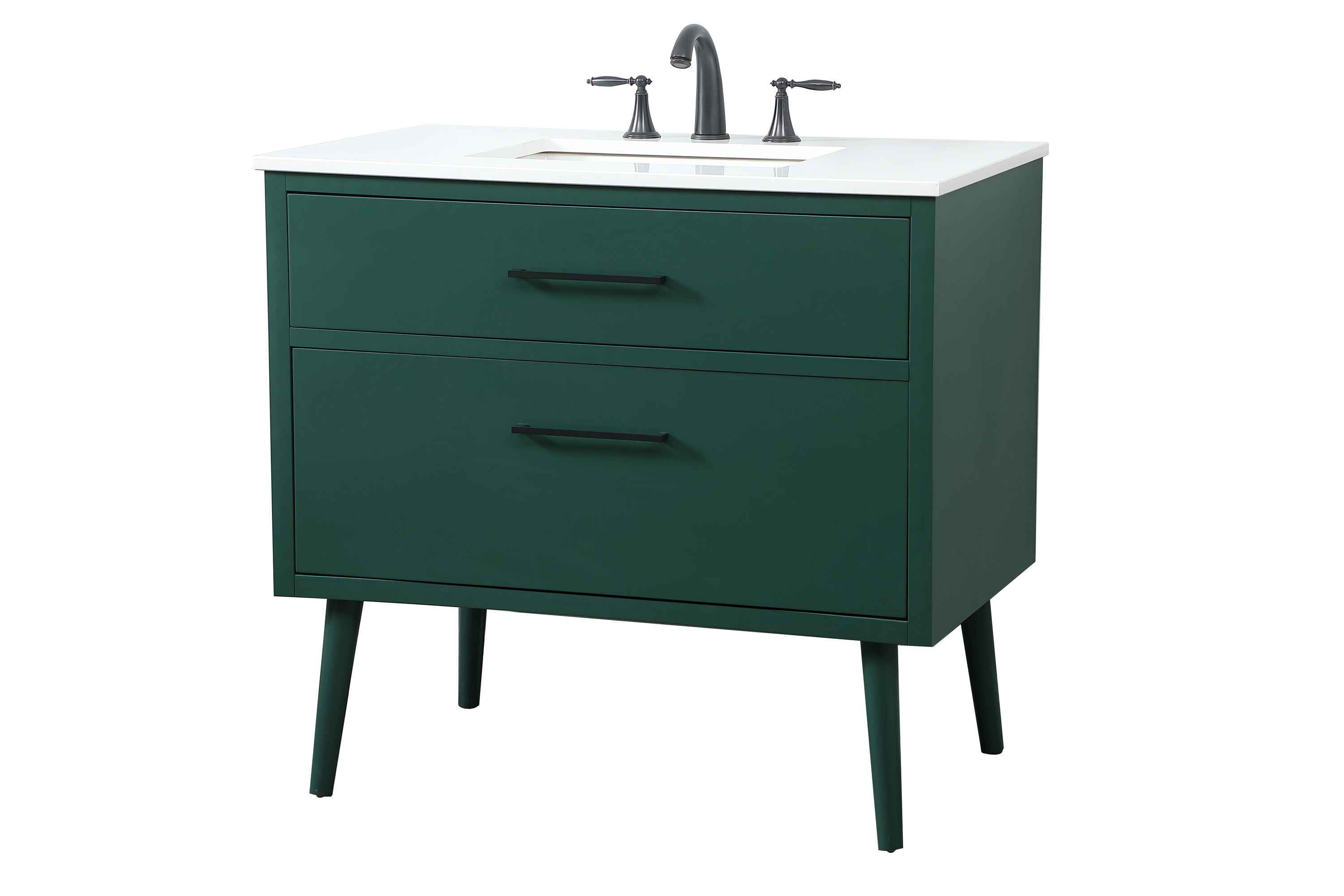 Elegant Decor HF123108MGN Bath-Vanity-Combo - View #8