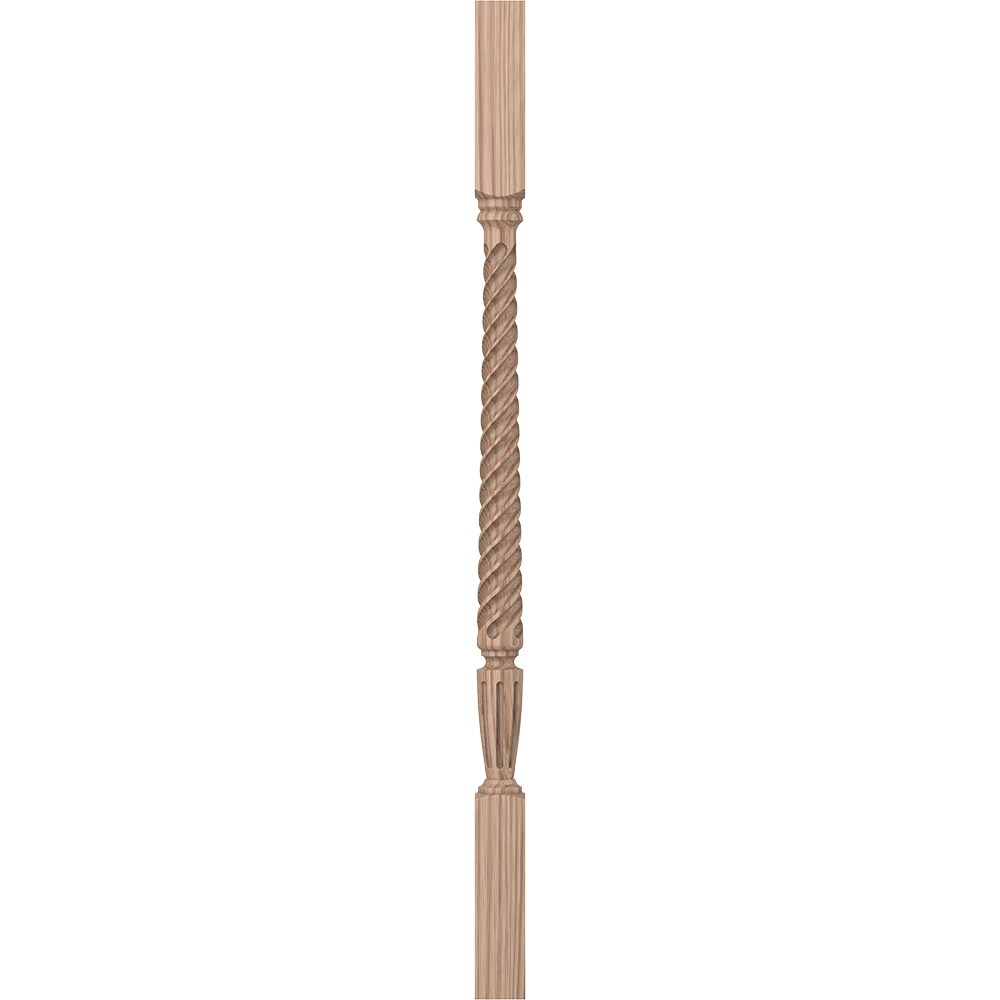 L.J. Smith Stair Systems LJT-2005-HK 34 34-in x 1.75-in Unfinished Hickory Square Top Stair Baluster