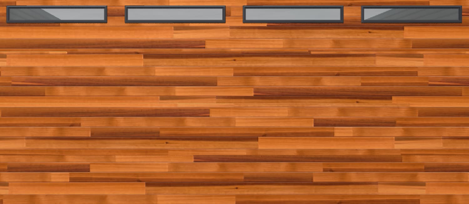 Wayne Dalton WD8300CNTCPNLS167 8300 16-ft x 7-ft Insulated Multi Double Garage Door with Windows
