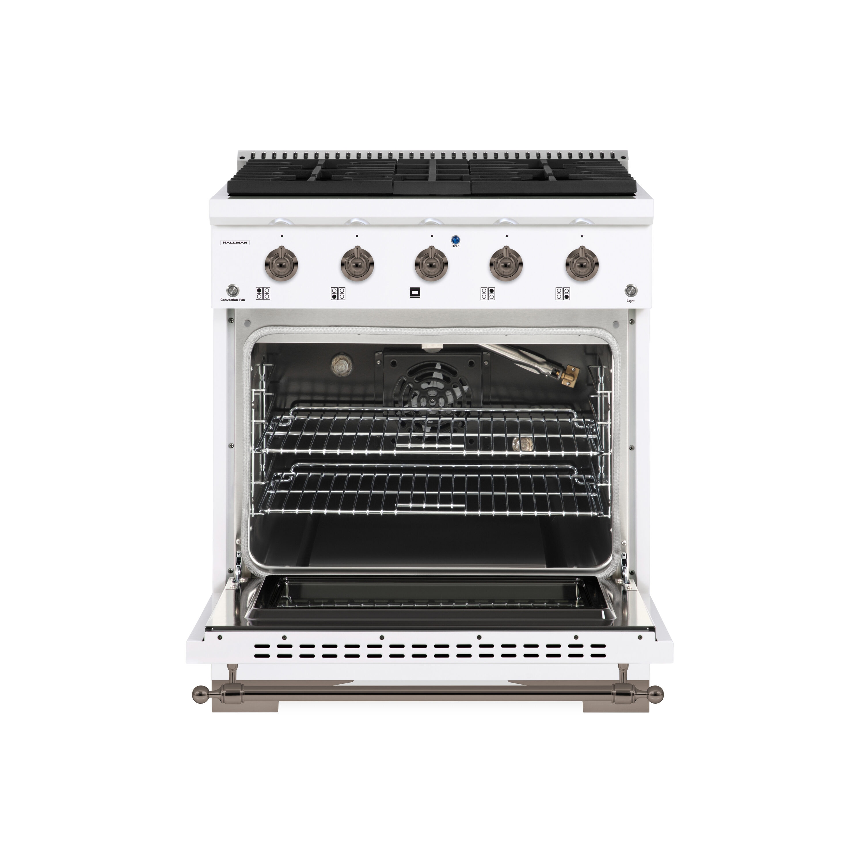 Hallman HCLRDF30BZWT Dual-Fuel-Ranges - View #5