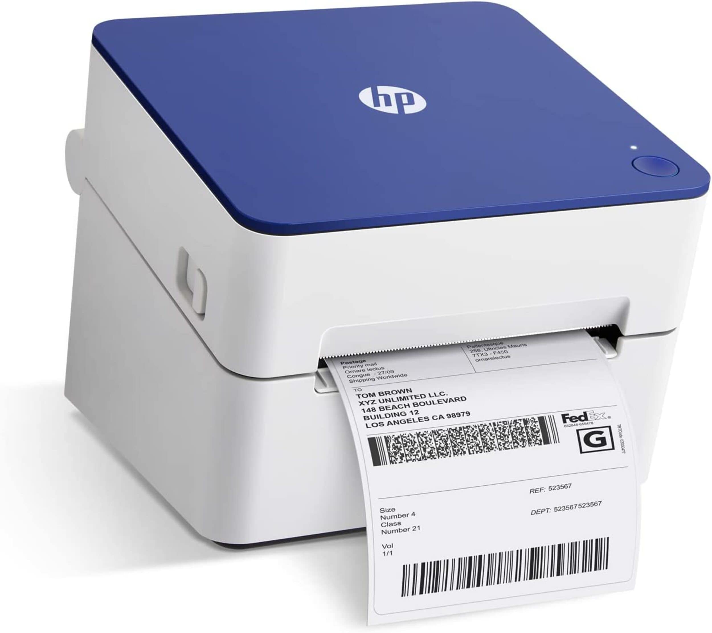 Mini Portable Thermal Printer 300 DPI - Blue 
