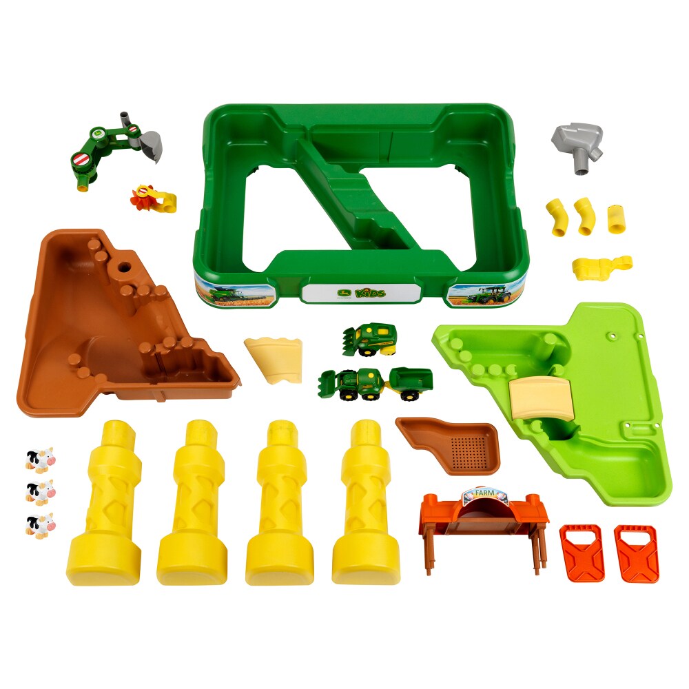  Kinetic Sand, Construction Site Folding Sandbox with Toy Truck  and 2lbs of Play Sand, Sensory Toys for Kids Ages 3 and up : Toys & Games
