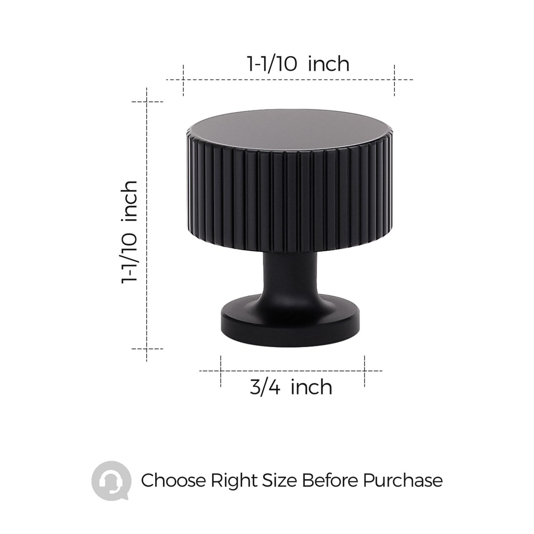 Numhew NHDREW404799 Cabinet-Knobs - View #2