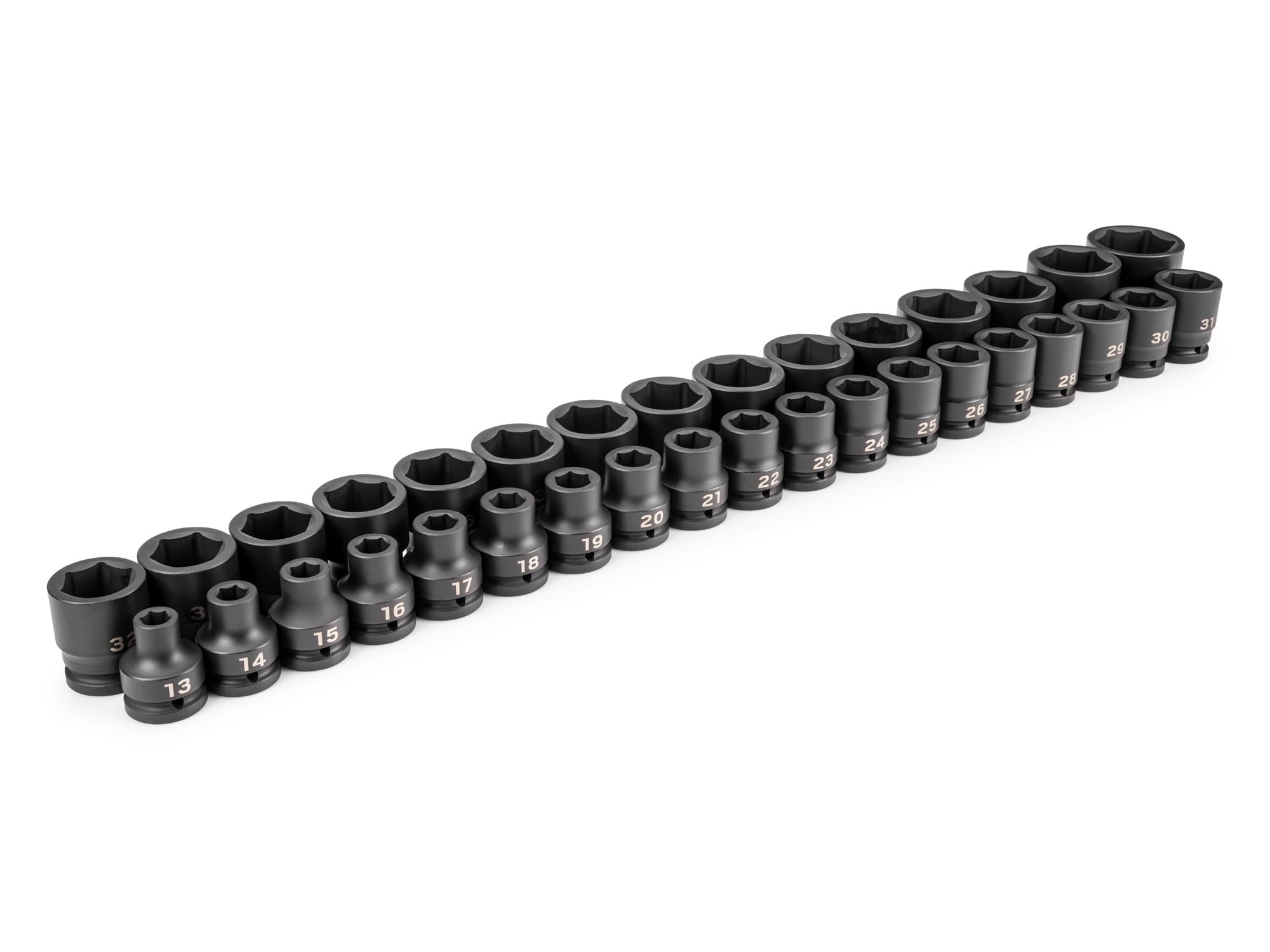 TEKTON SID93018 34 -Piece Metric 3/4-in Drive Set 6-point Impact Socket Set