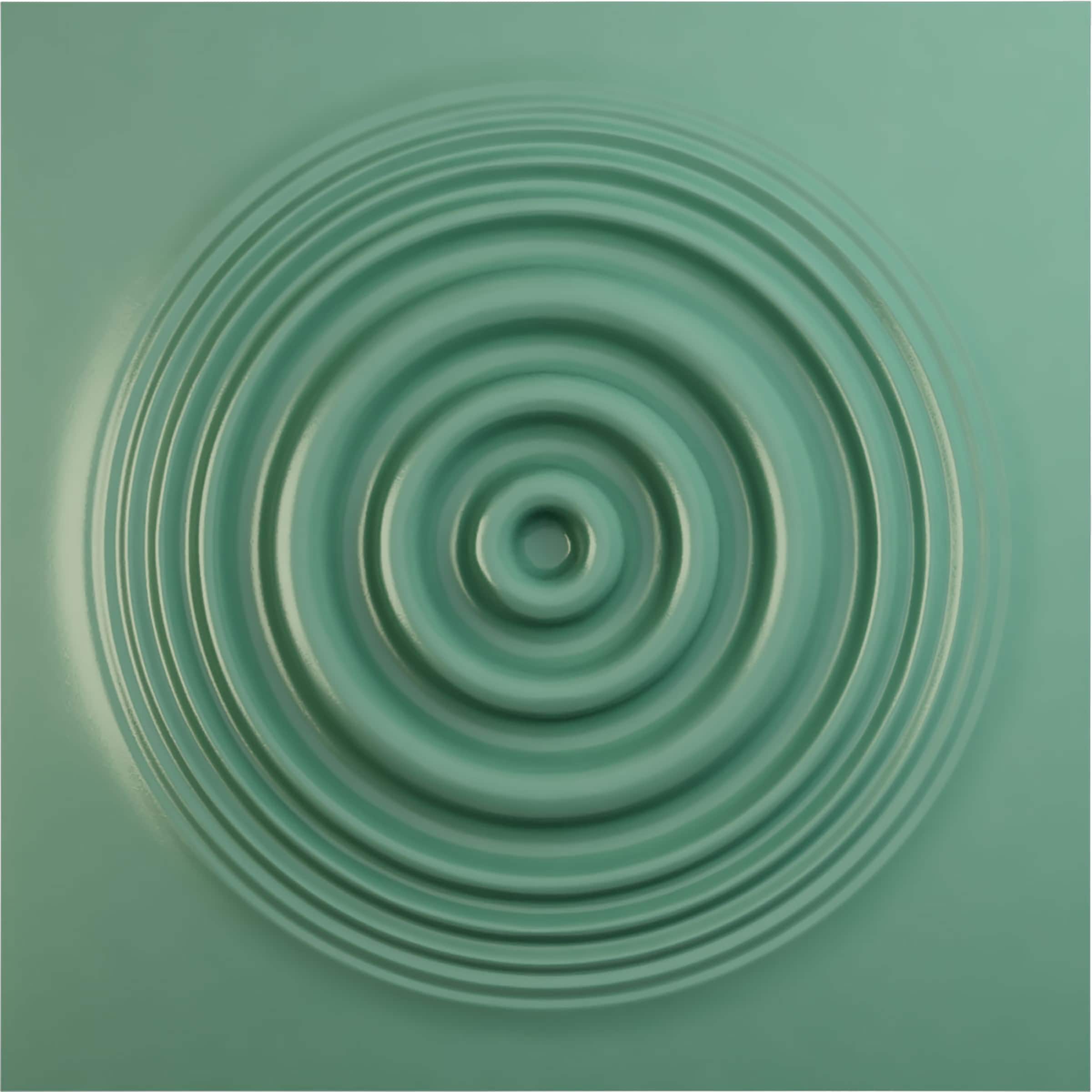Ekena Millwork WP20X20SHFSM 19-5/8-in x 19-5/8-in Embossed Universal Pearl Metallic Sea Mist PVC Wall Panel