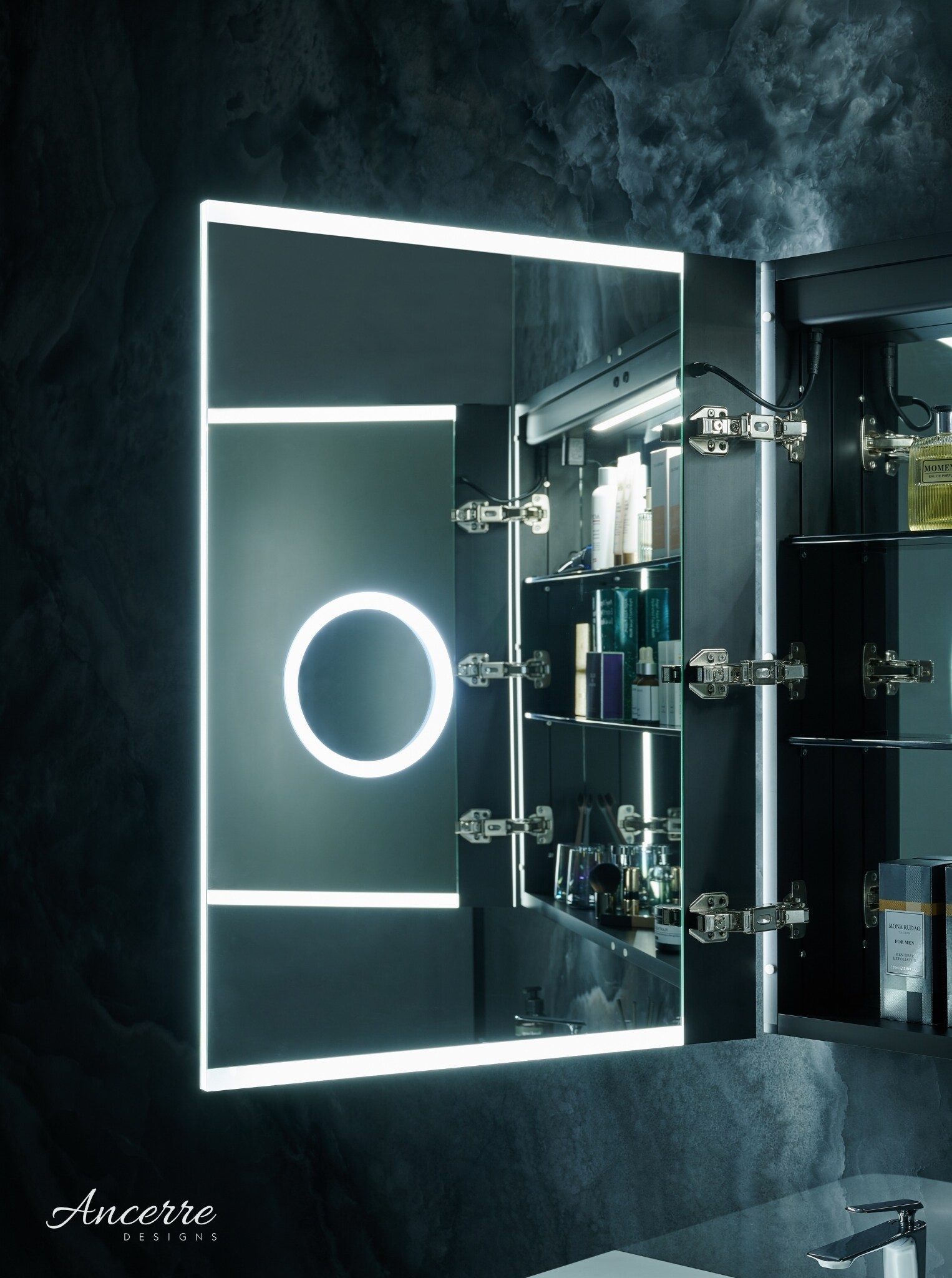 Ancerre Designs LEDM-PAGANI-24-L Bathroom-Medicine-Cabinets - View #6