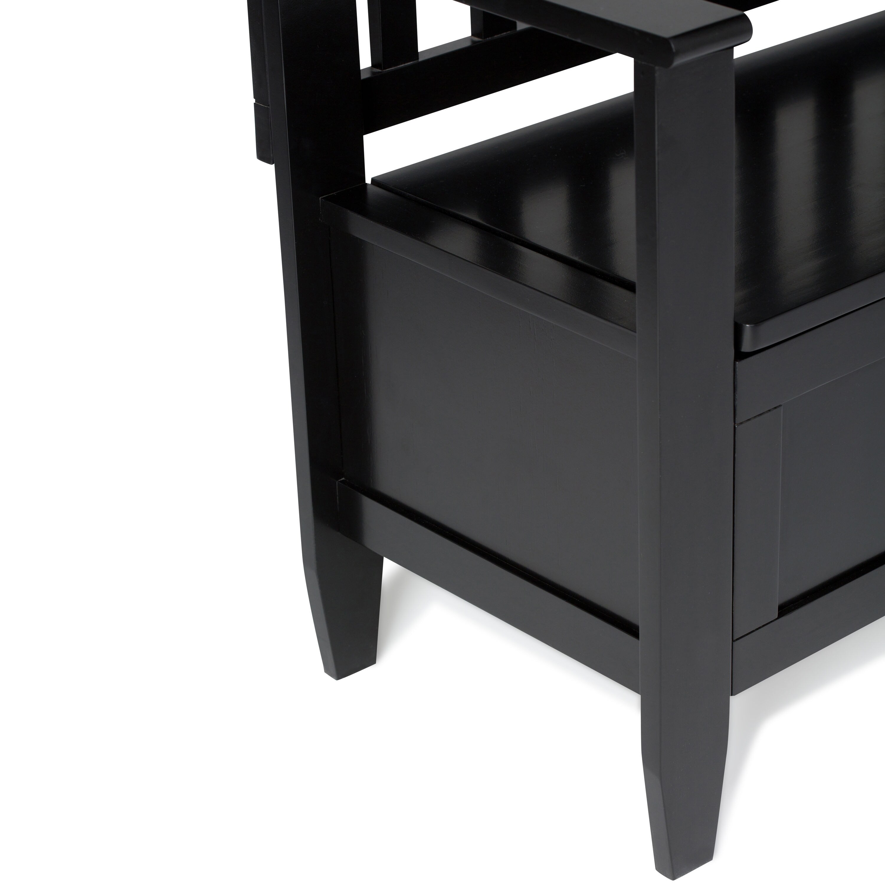 Simpli Home 3AXCBROBEN-BL bench - View #3