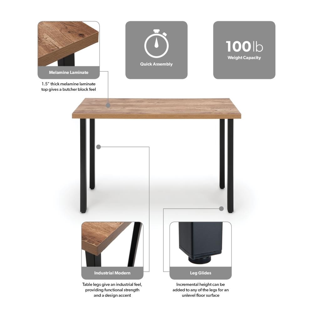 OFM ESS-1051-BLK-KOA desks - View #3