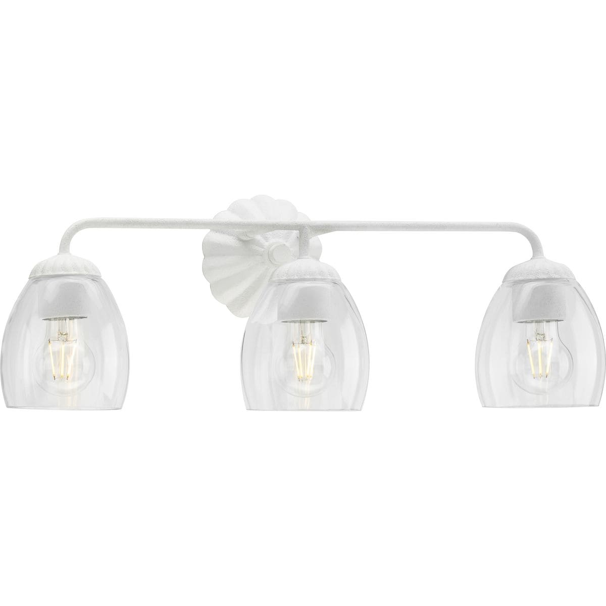 Progress Lighting P300490-197 Quillan 23.87-in 3 -Light White Modern/contemporary Vanity light