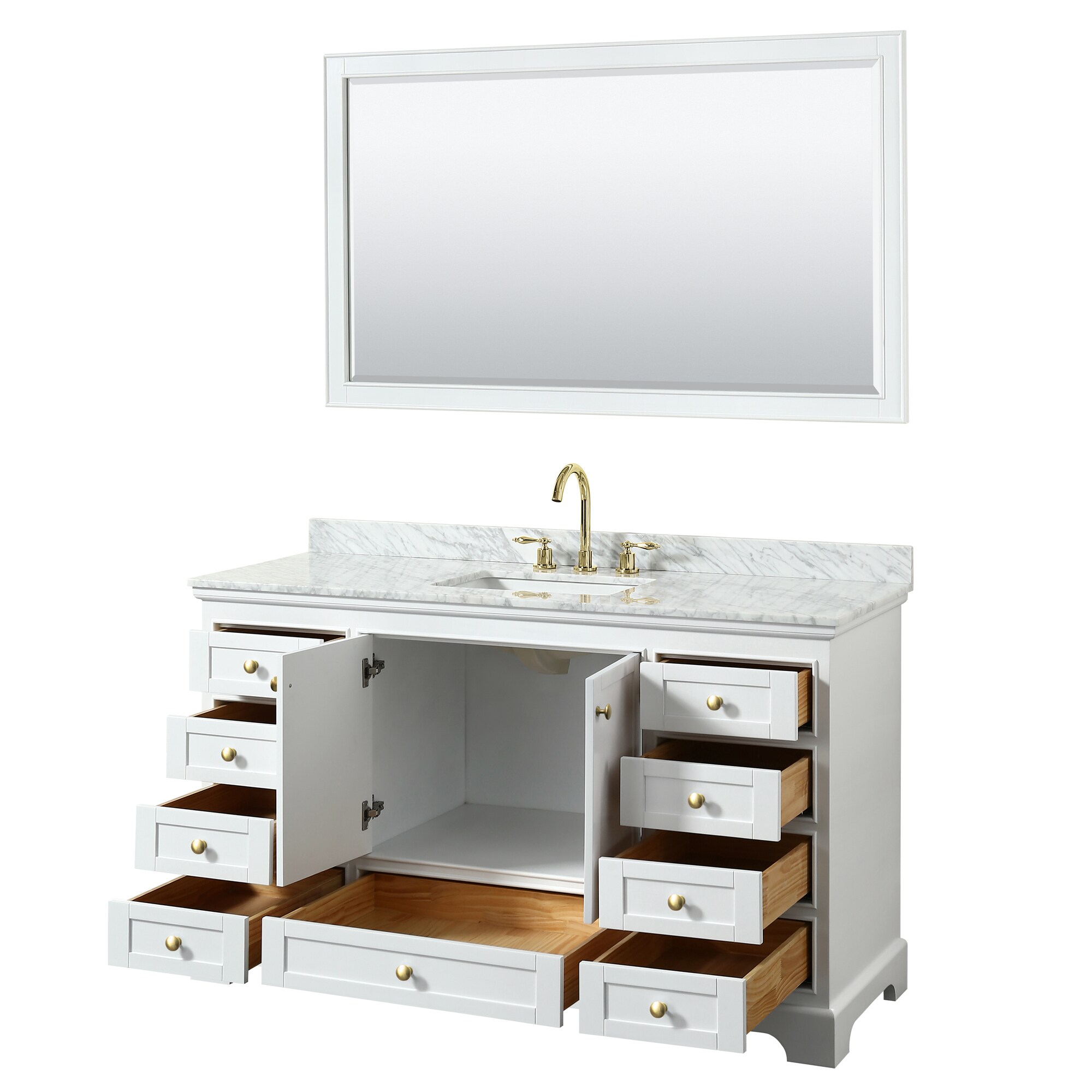 Wyndham Collection WCS202060SWGCMUNSM58 Bath-Vanity-Combo - View #2