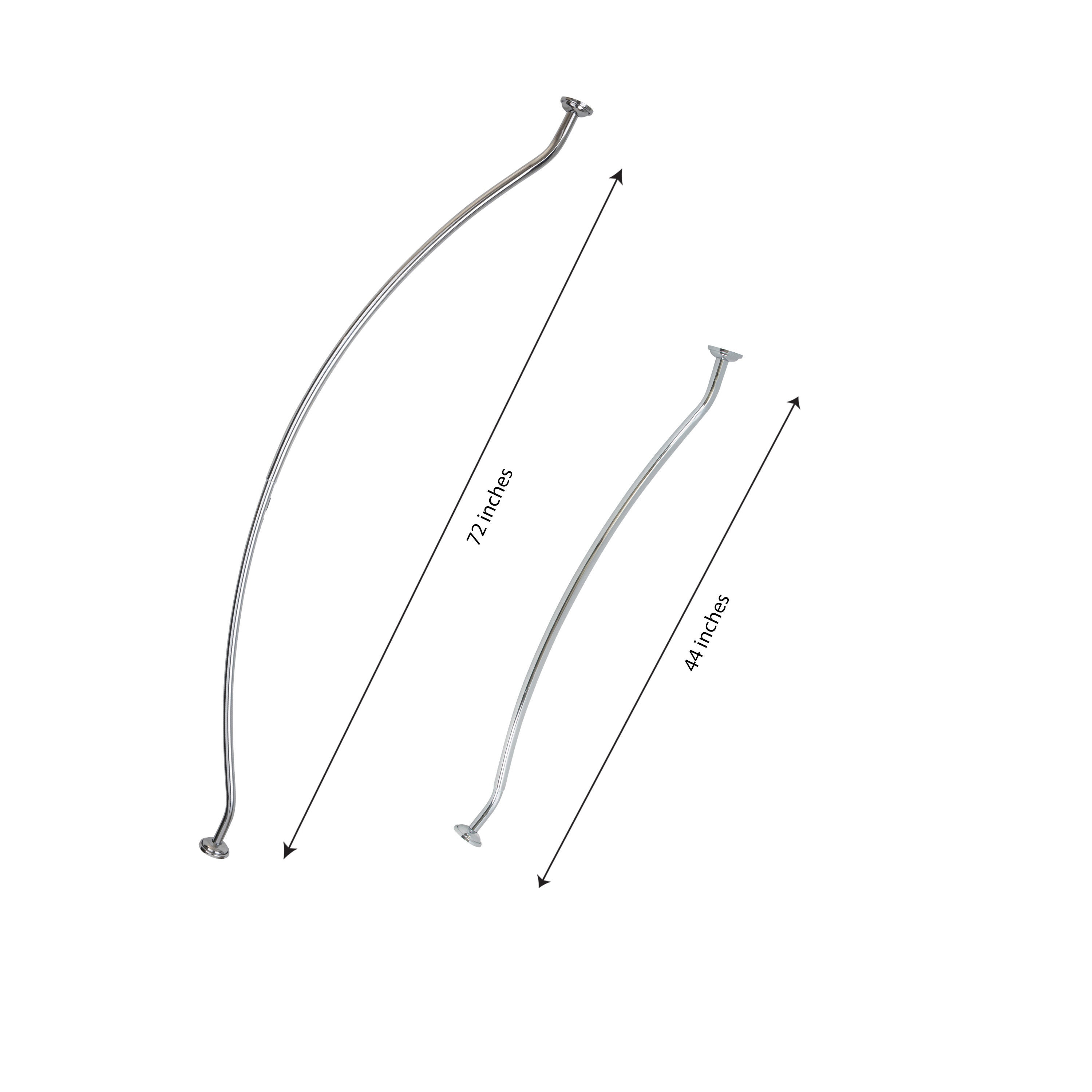Bath Bliss 5890-CHR Shower-Rods - View #3