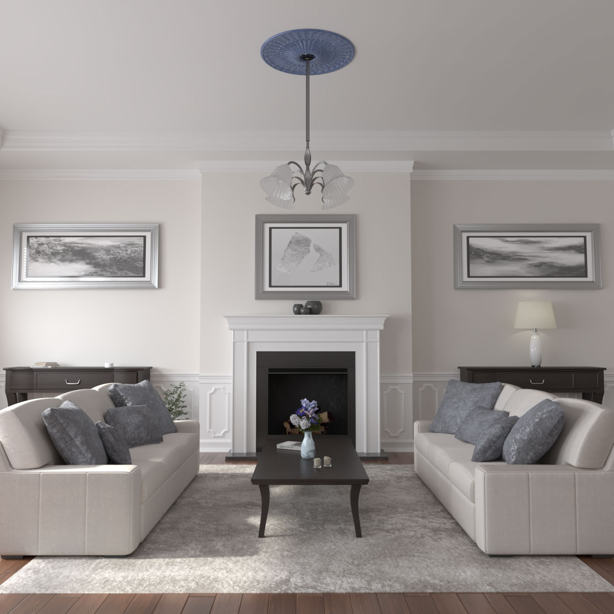Ekena Millwork CM36GLAMC Ceiling-Medallions - View #4