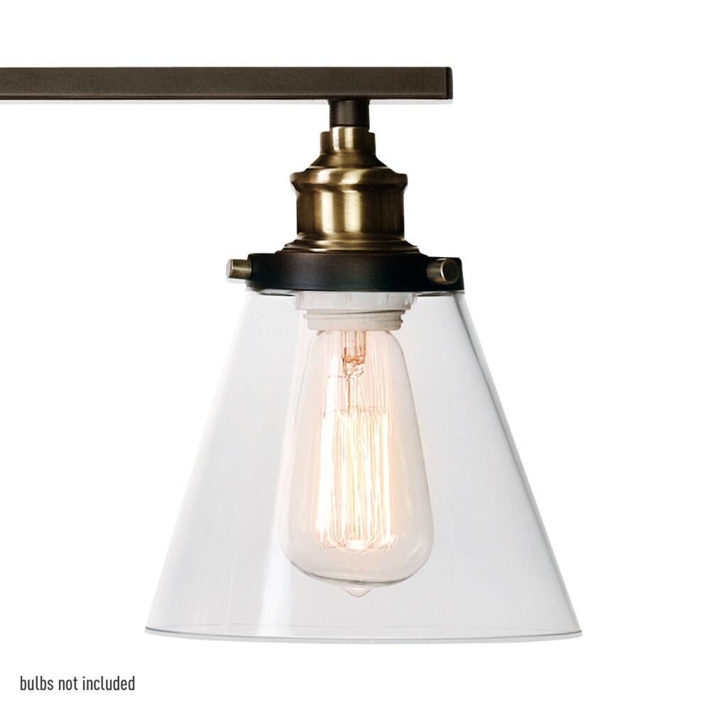 Globe Electric Jackson 5 Light Oil Rubbed Bronze Vintage Clear