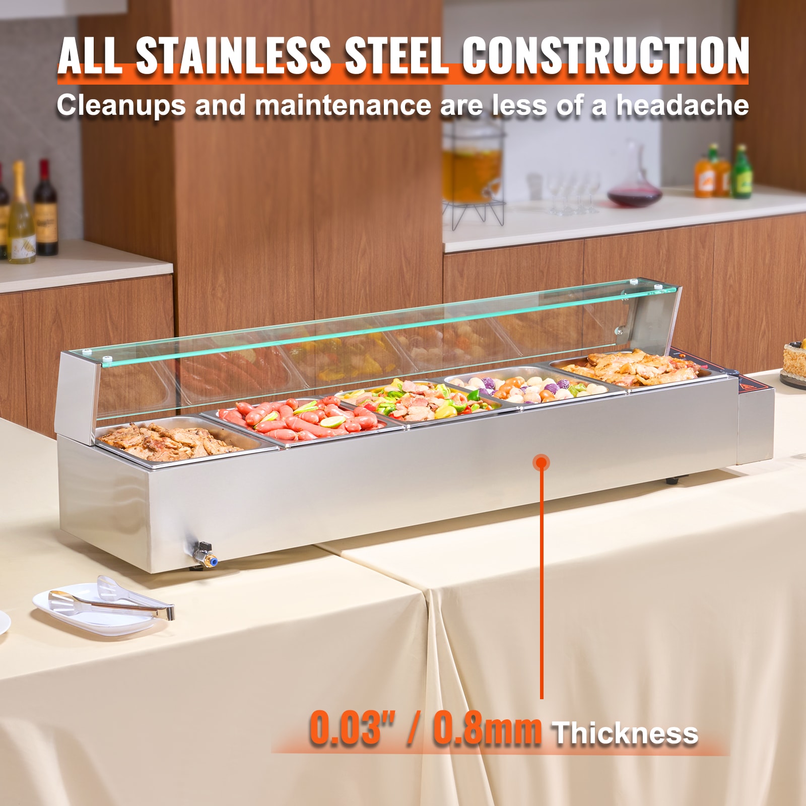 VEVOR BLZBWTC6PB3600001V1 Buffet-Servers - View #6