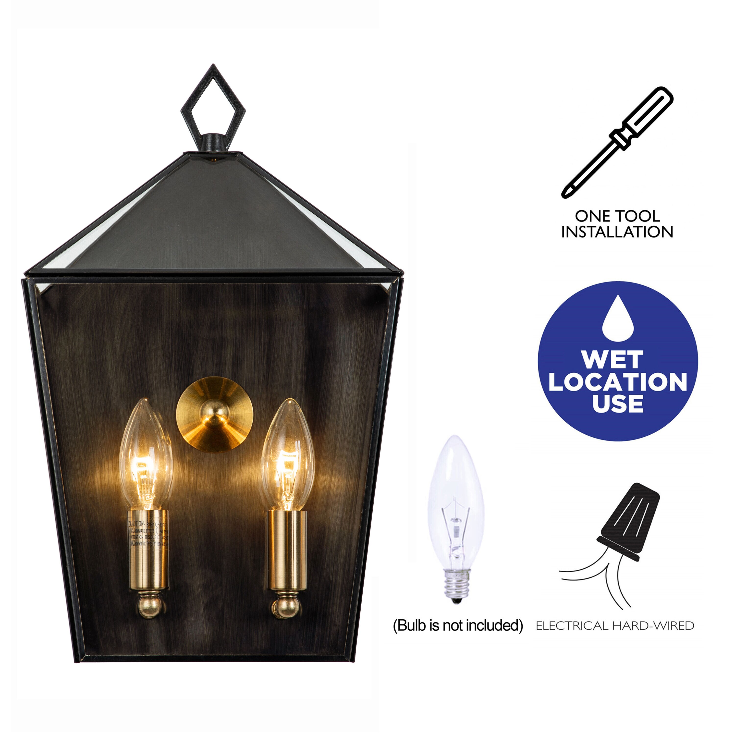 C Cattleya CA2166-W Outdoor-Wall-Lighting - View #8