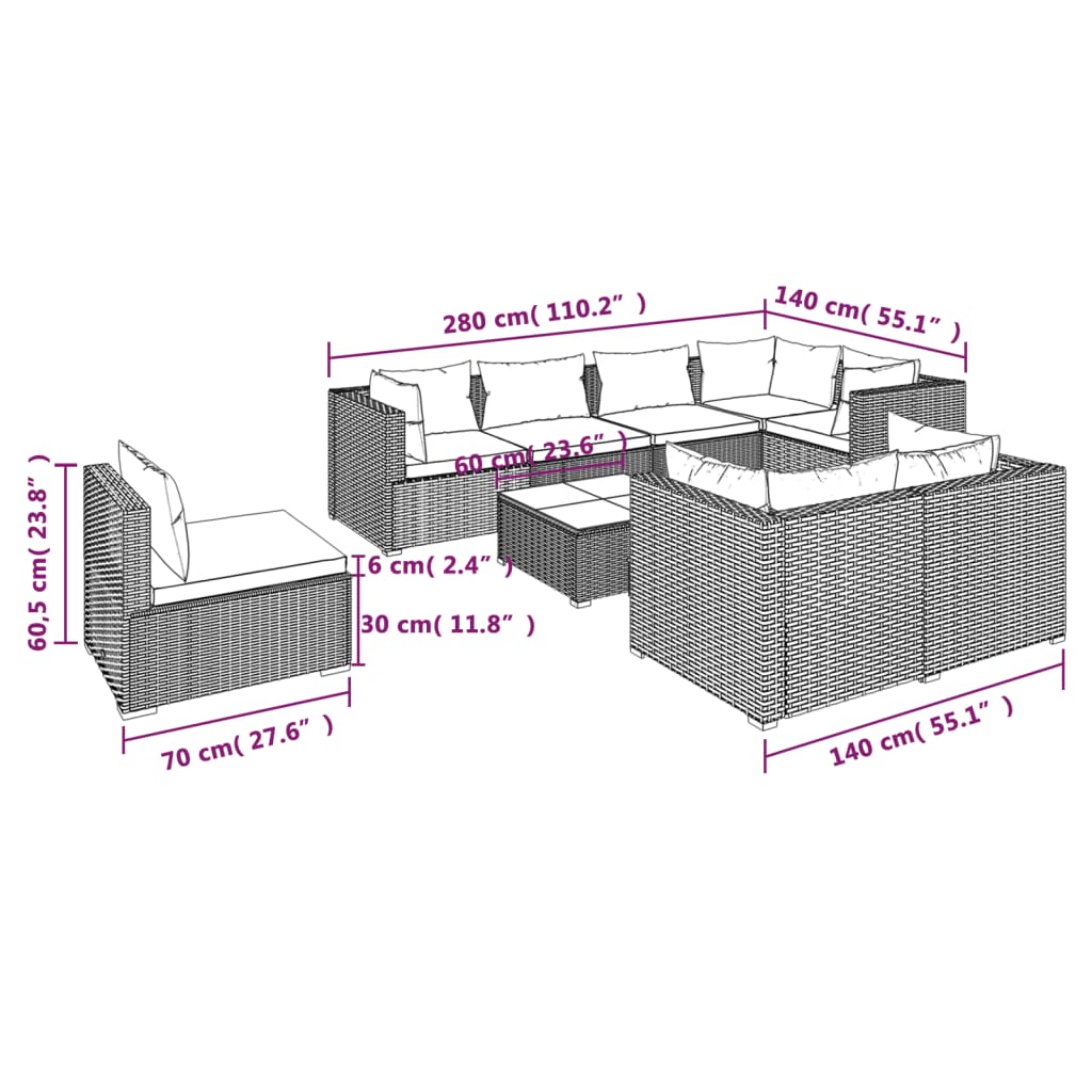 Tinyhomie LW-L-DP3102619 Patio-Dining-Sets - View #6