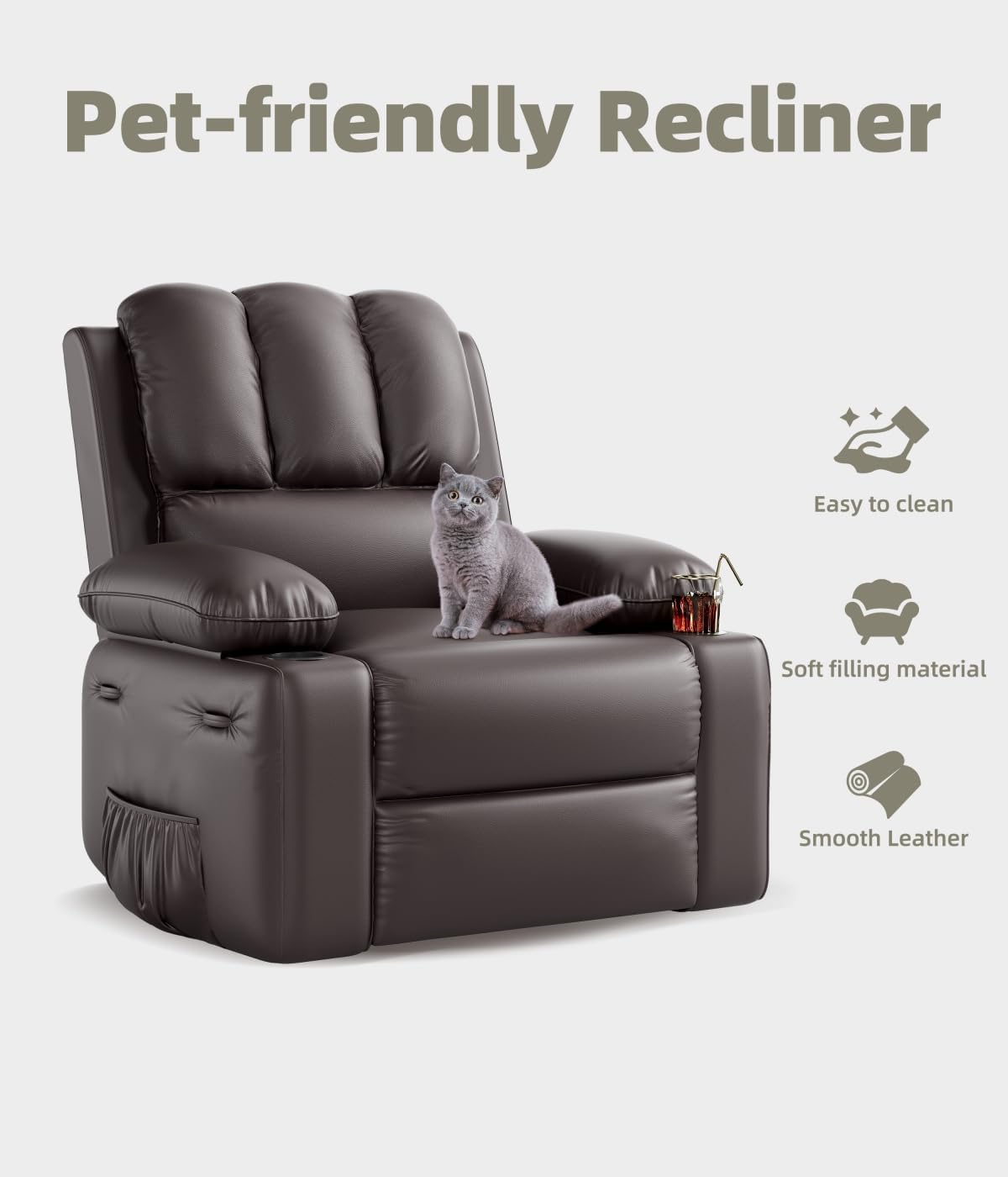 Qeetex LHF-SF-PHO-33844D5K Sofas-Loveseats - View #5