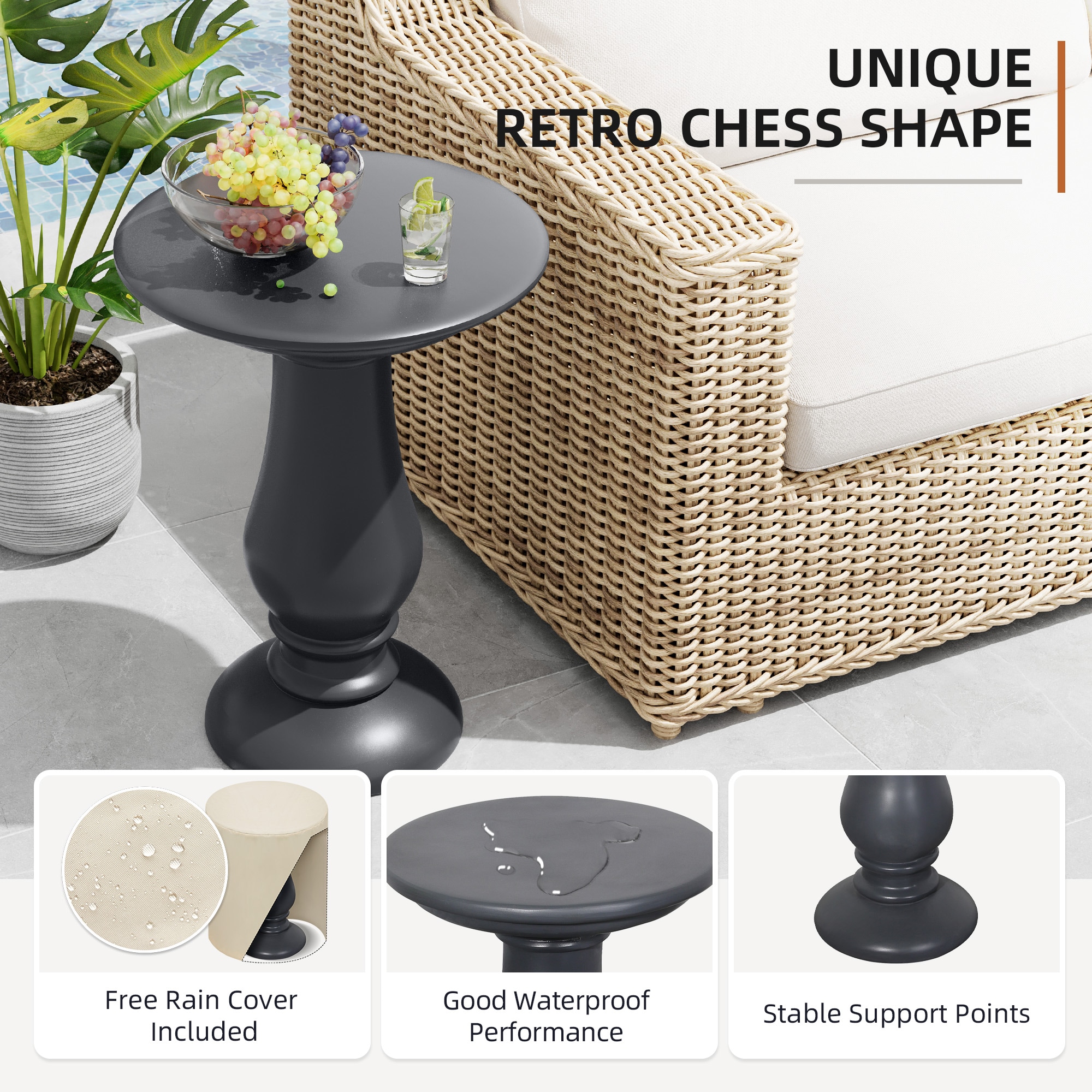 Patio Watcher LS-TA-RO-DK End-Tables - View #6