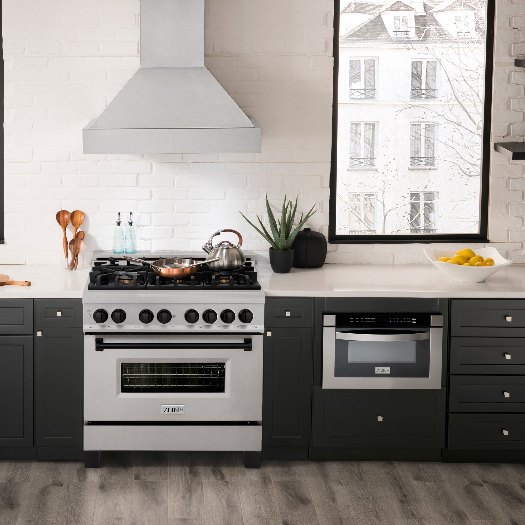 ZLINE KITCHEN & BATH RASZ-SN-36-MB Dual-Fuel-Ranges - View #11