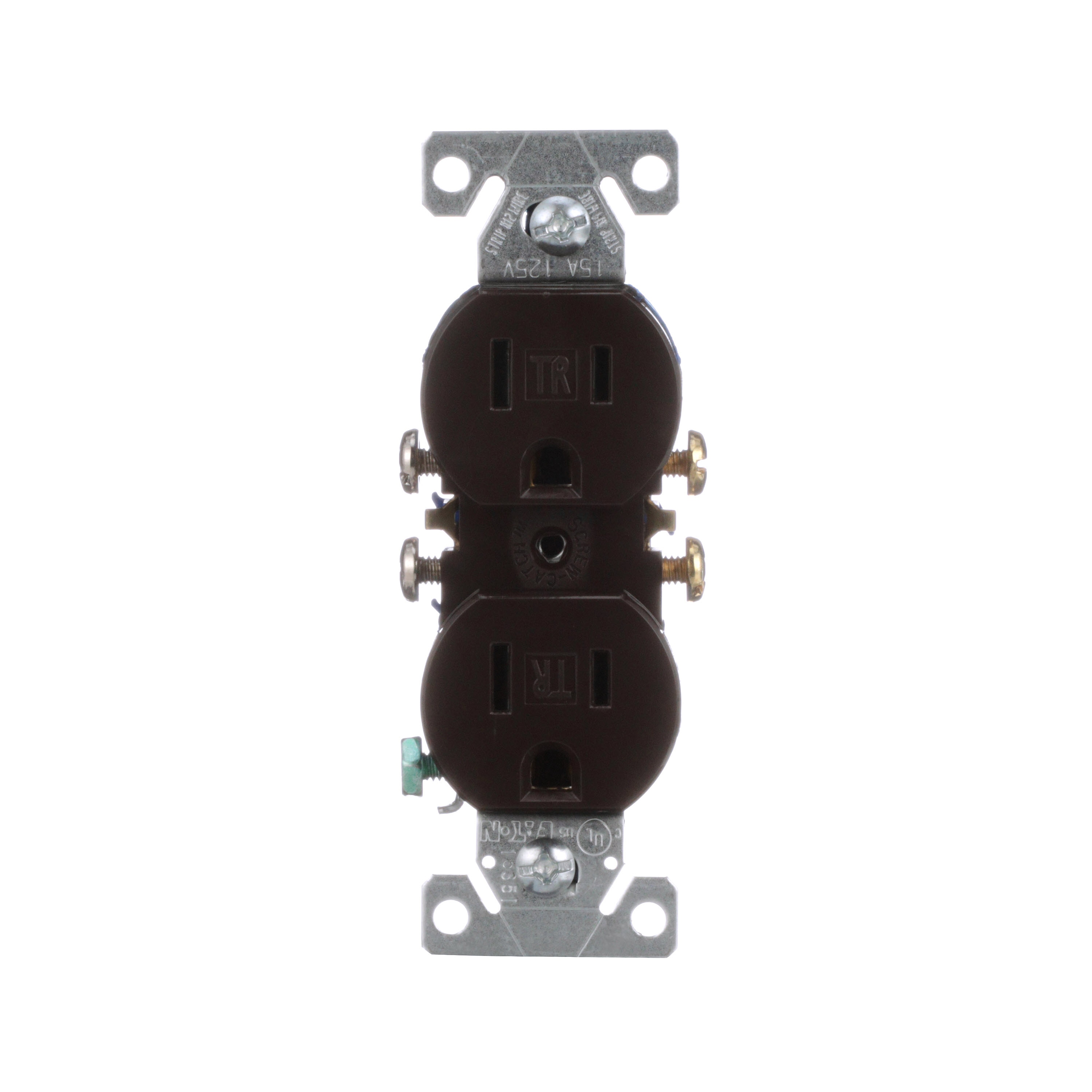 Eaton TR270B-BX-LW 15 -Amp 125-volt Tamper Resistant Residential Duplex Outlet , Brown