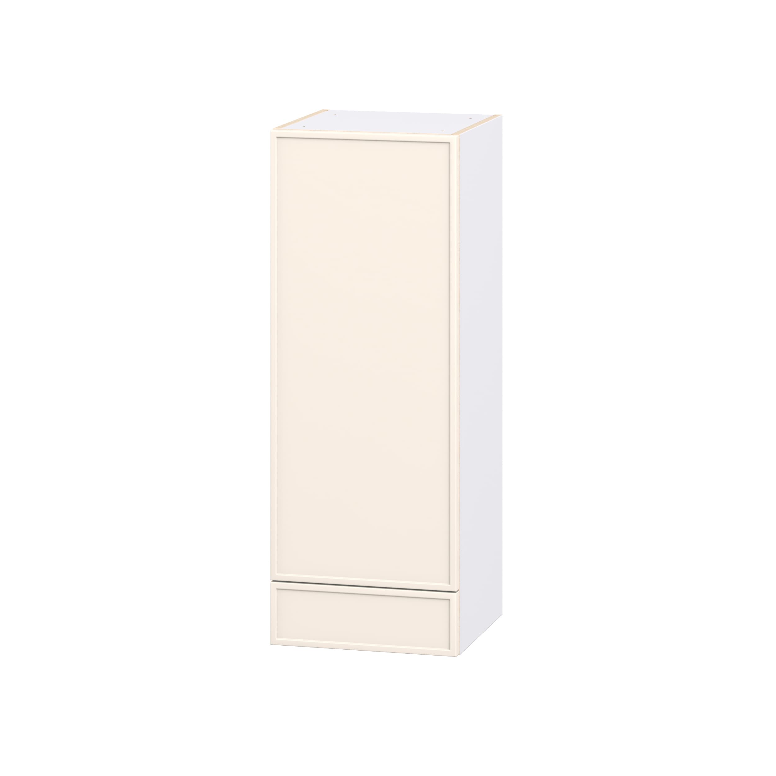 Hugo&Borg Chapel Hill 15-in W x 40-in H x 14.91-in D Washed Linen Painted Wall Fully Assembled Cabinet Flat Panel Slim shaker
